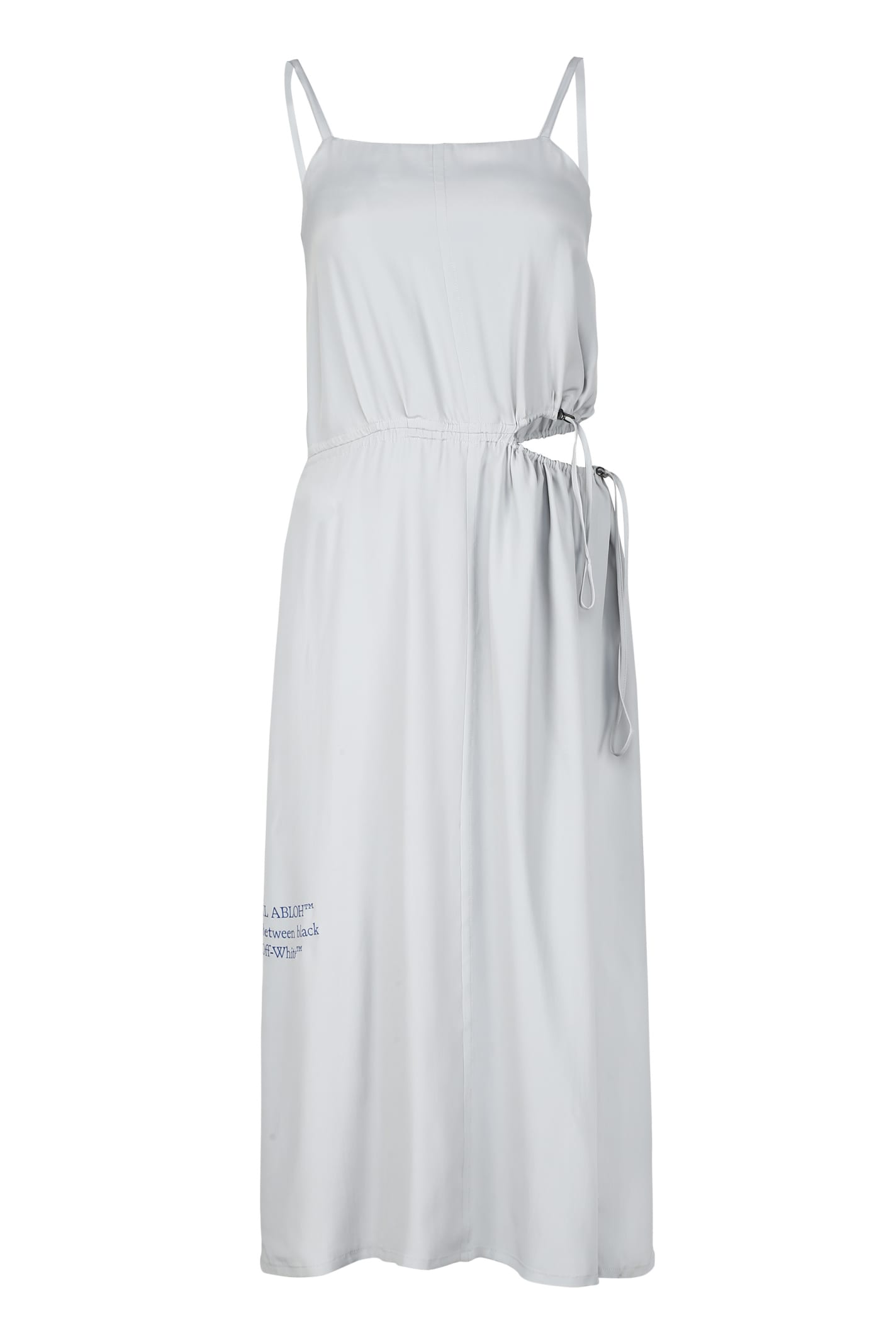Off-White Crepe Slip-dress