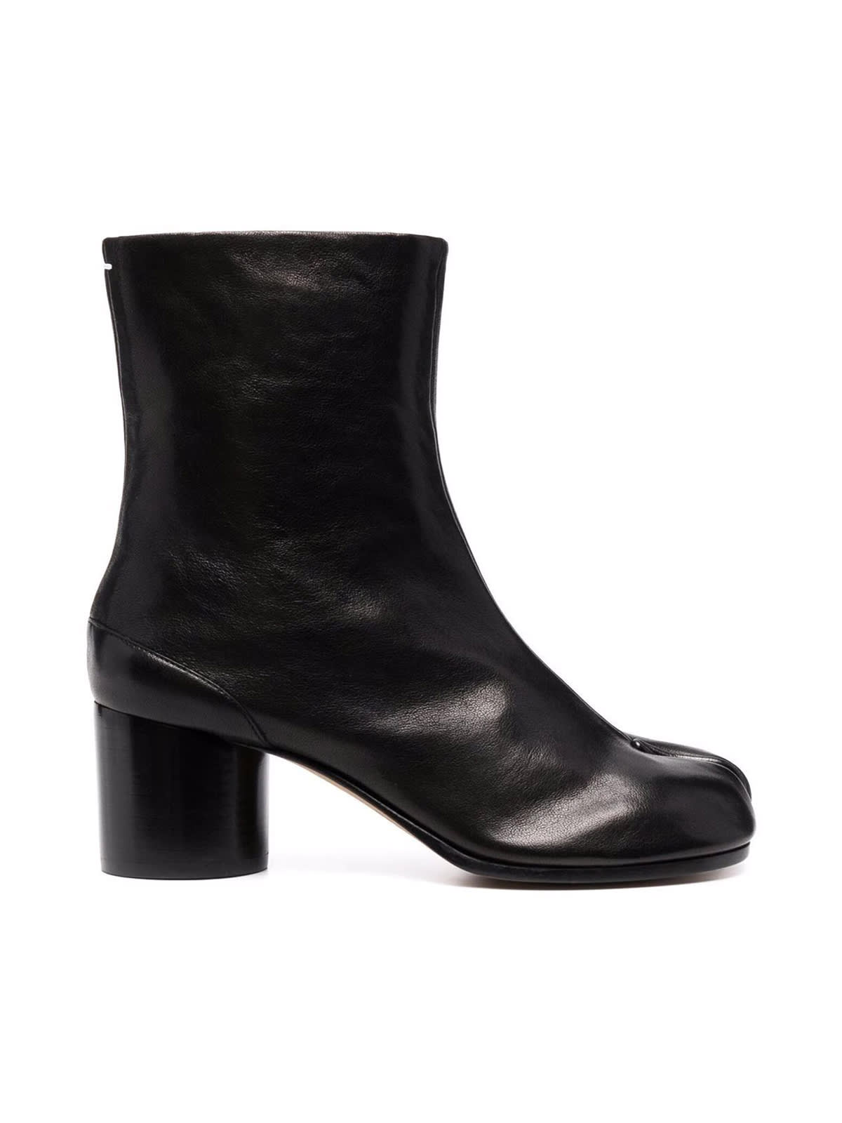 Shop Maison Margiela Tabi Ankle Boots H60 In Black