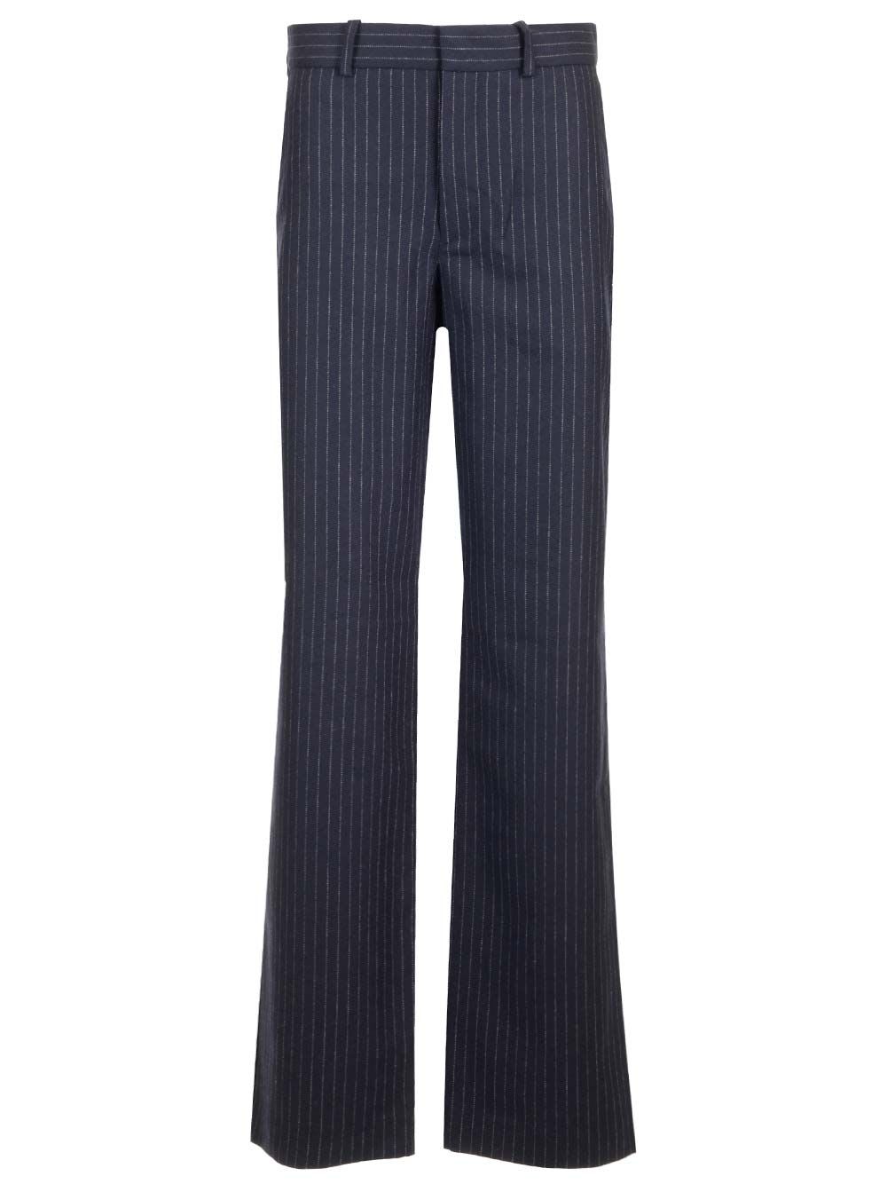 Apc Tailored Design Classic Trousers In Blue