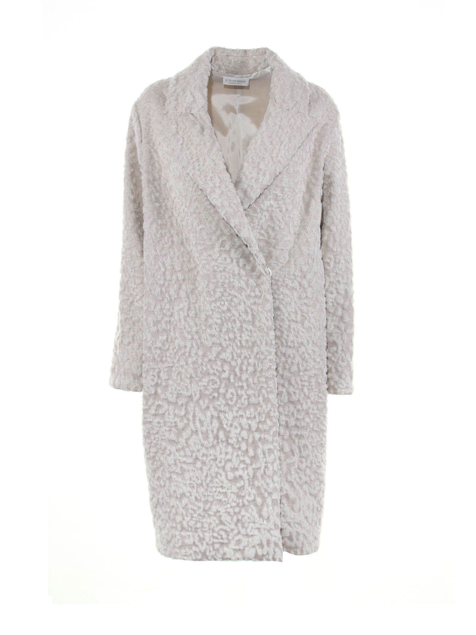Le Tricot Perugia Maculated Pattern Coat