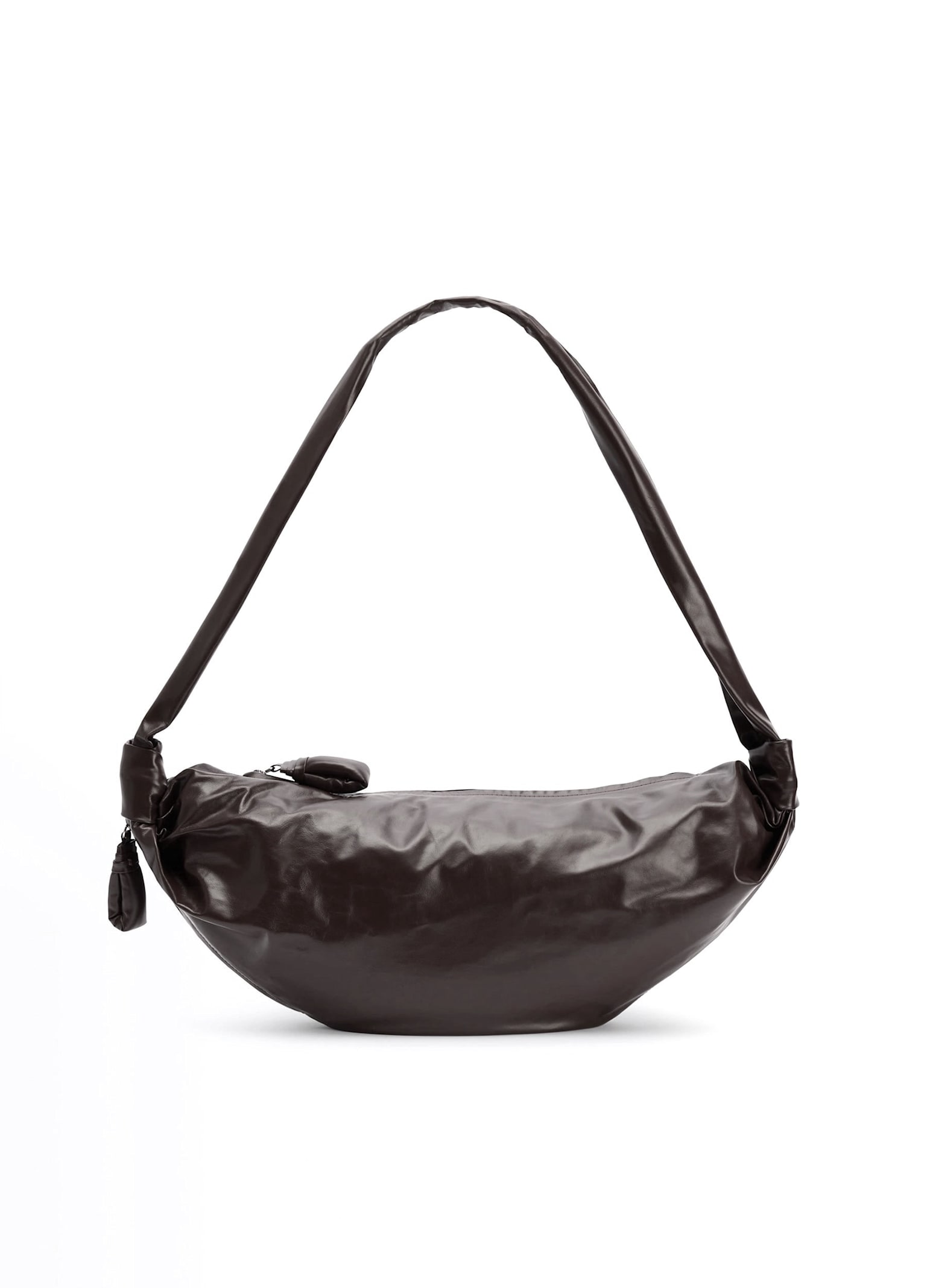 Lemaire Medium Soft Croissant Bag In Brown
