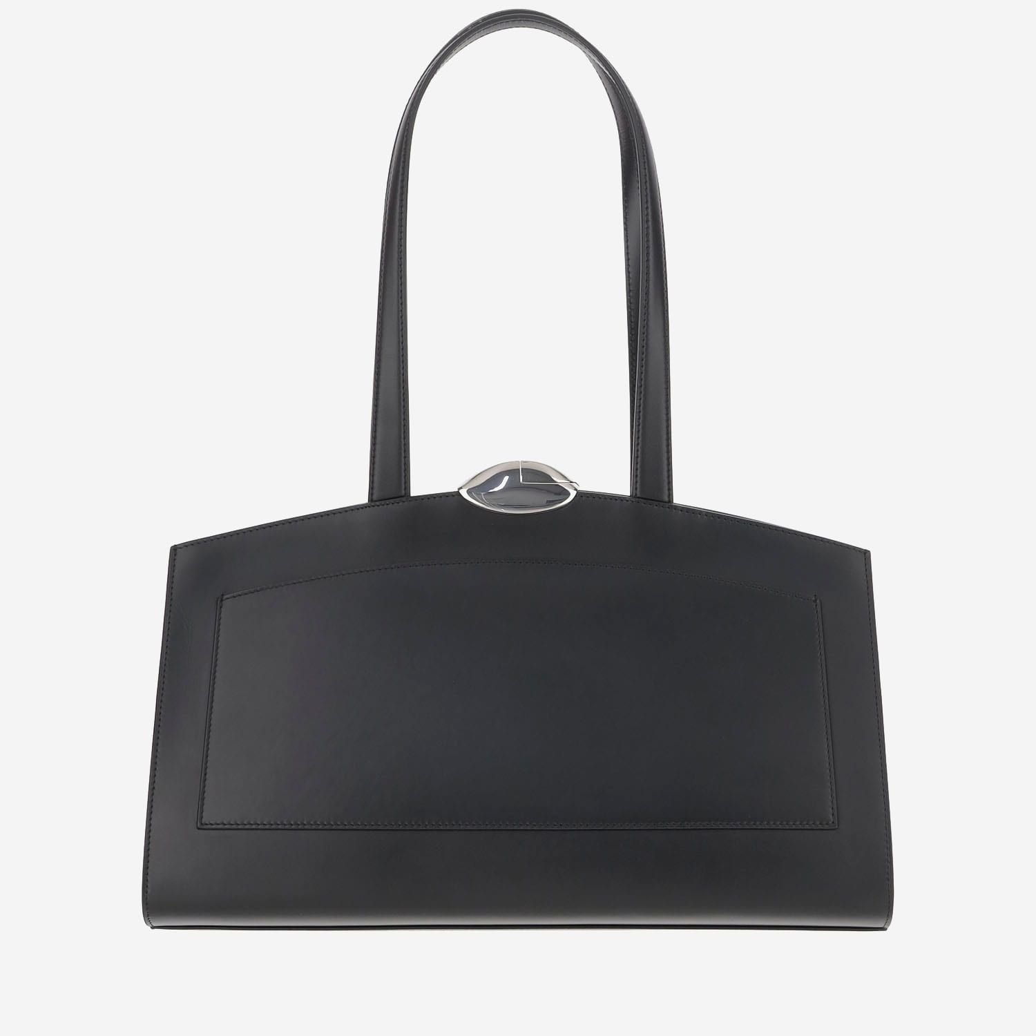 Benedetta Bruzziches Womens Nightly Serena Leather Shoulder Bag In Black