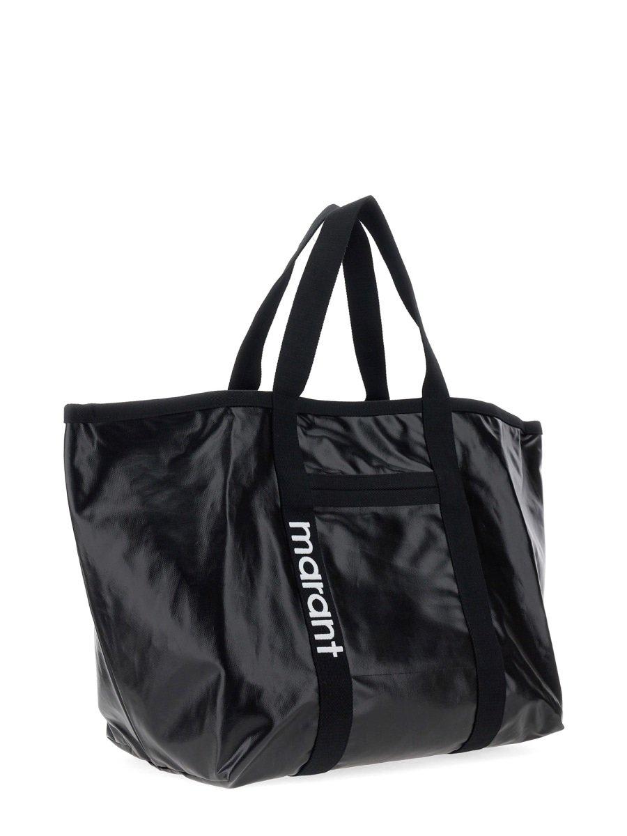 Shop Isabel Marant Warden Tote Bag In Black
