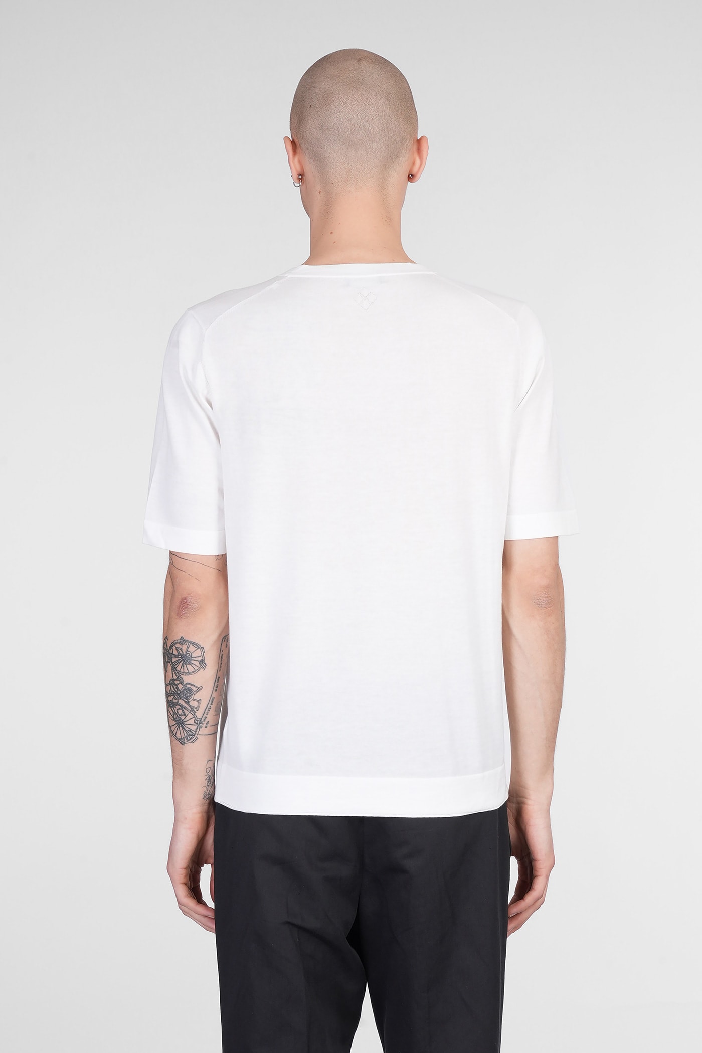 Ballantyne T-shirt In White Cotton In White