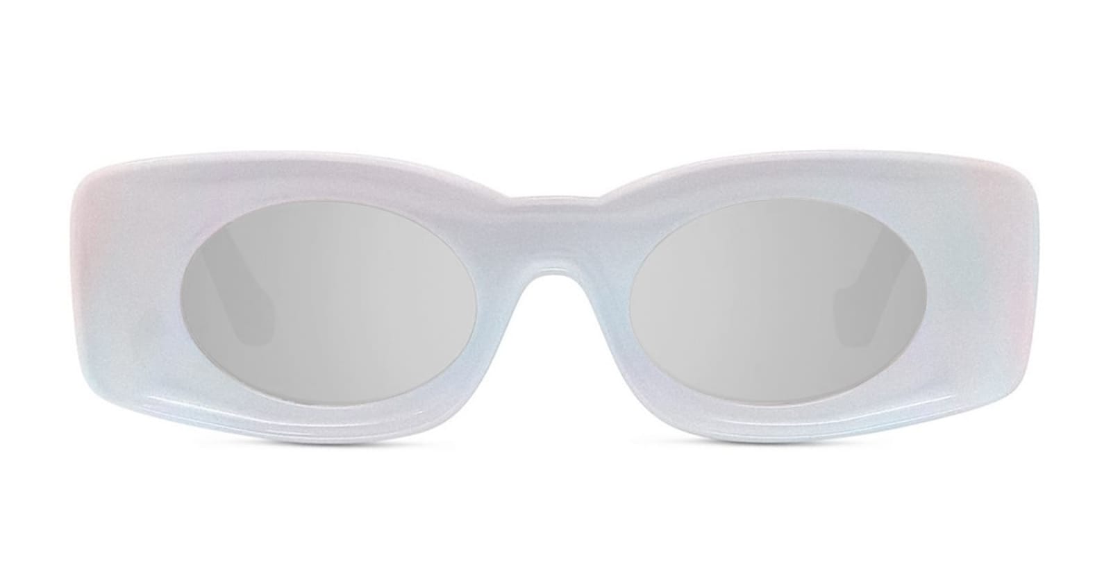 Shop Loewe Paulas Original - White Holographic Sunglasses