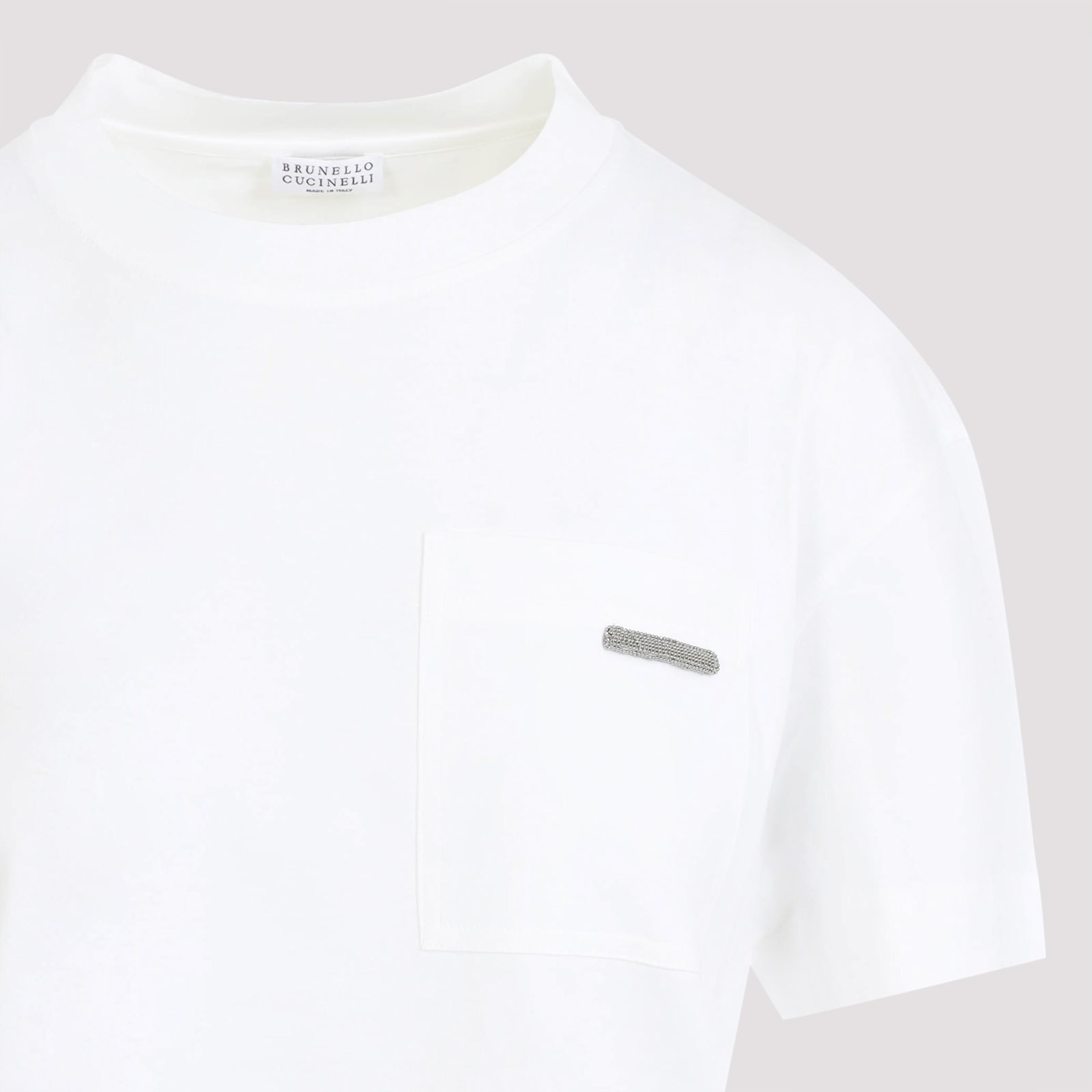 Brunello Cucinelli Women Cotton T-shirt In White