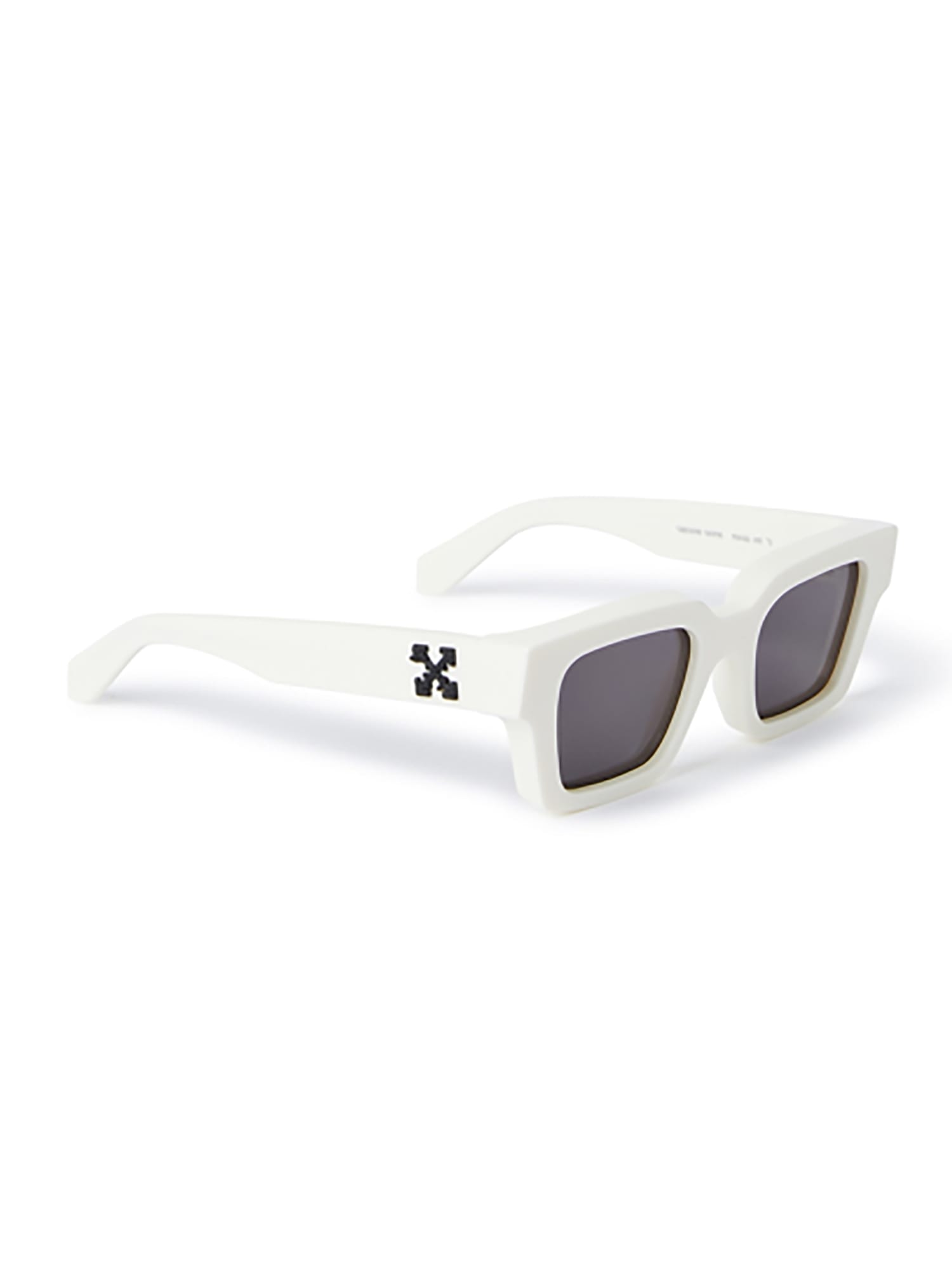 Off-white Oeri008 Virgil Sunglasses L Eyewear In White Dark Grey