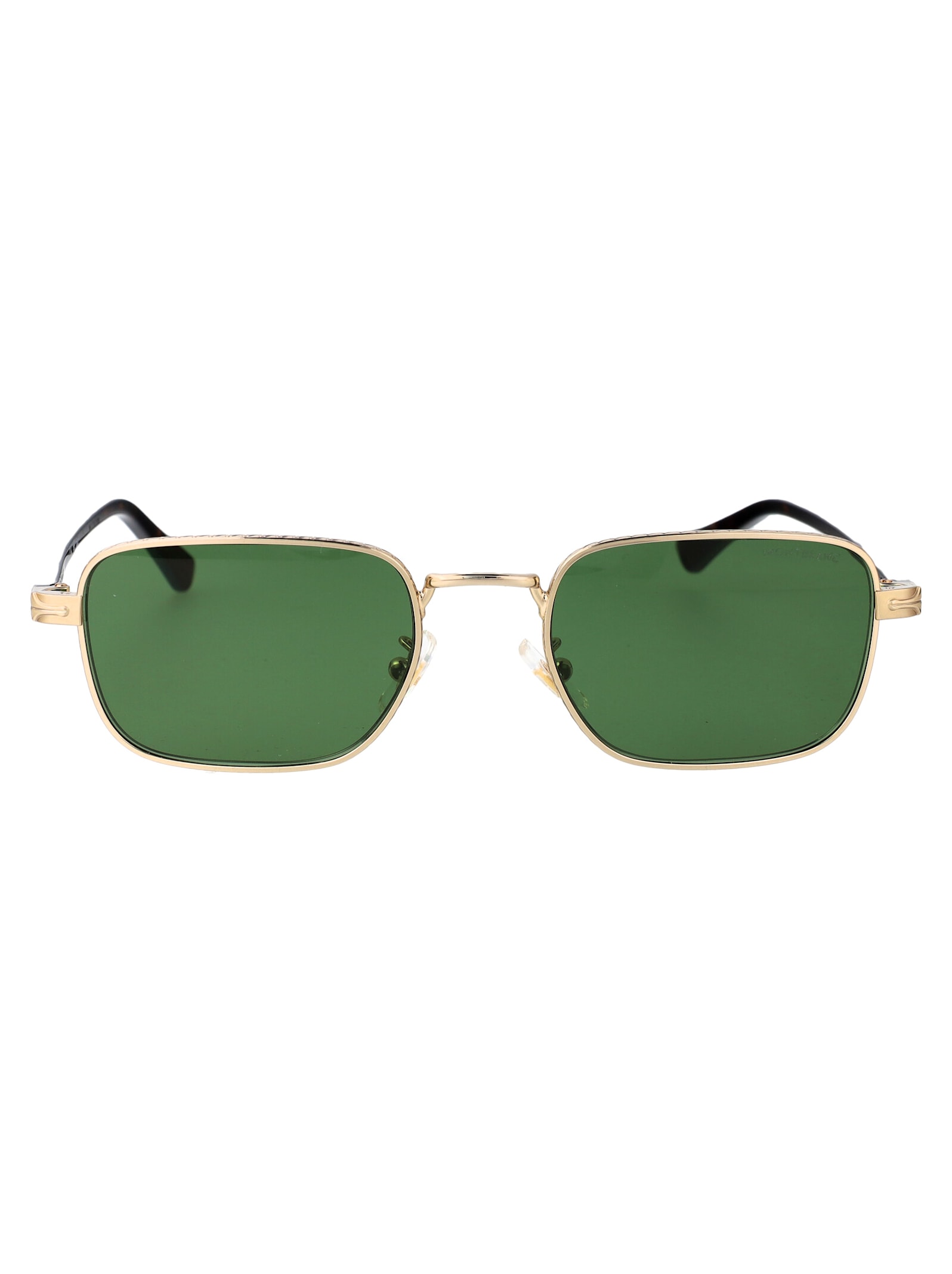 Shop Montblanc Mb0339s Sunglasses In Green