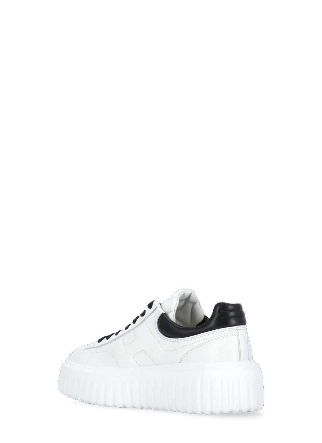 Shop Hogan H-stripes Sneakers In White