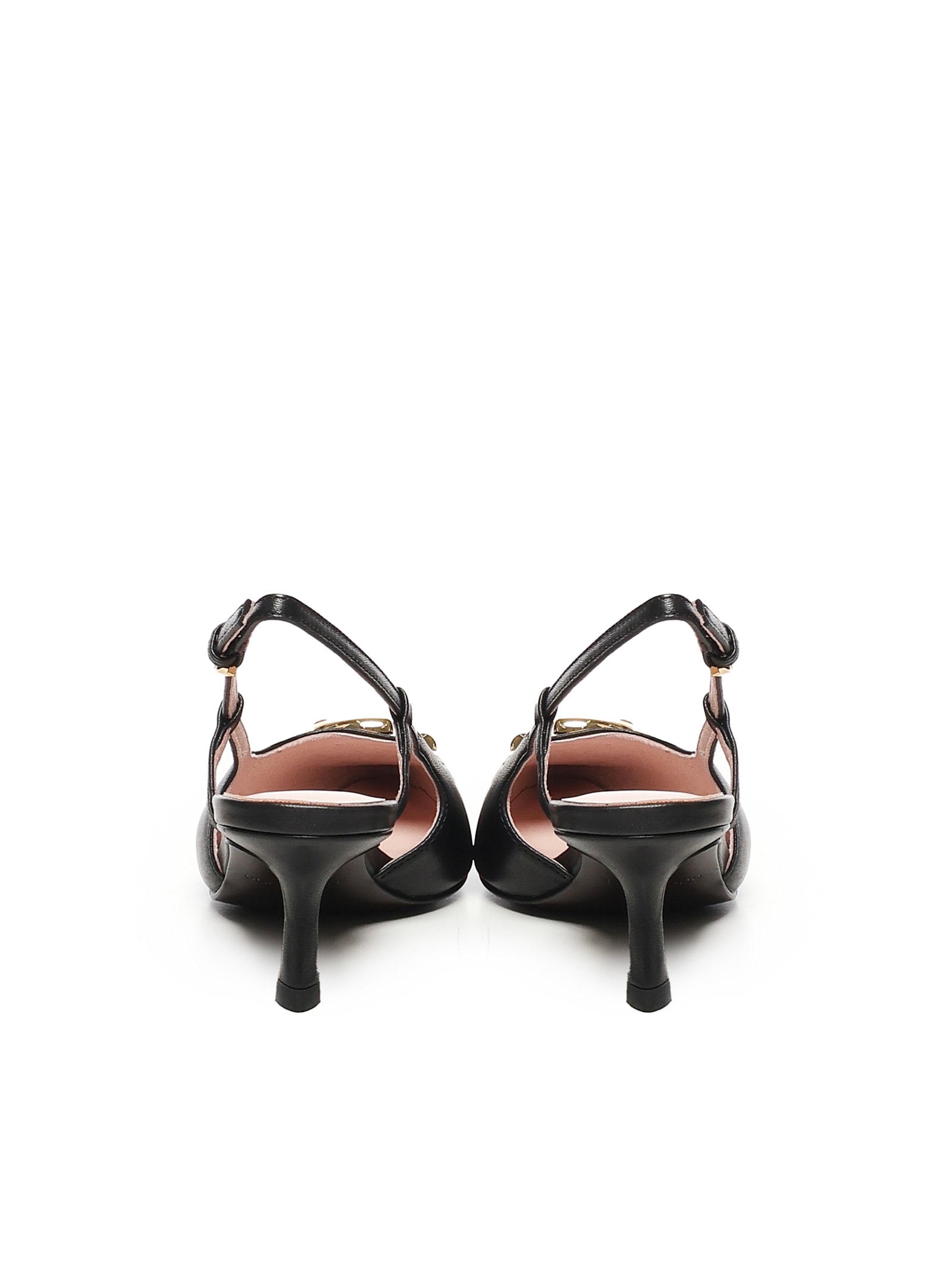 Coccinelle 65mm C-me Logo Sling Back Heeled Pumps