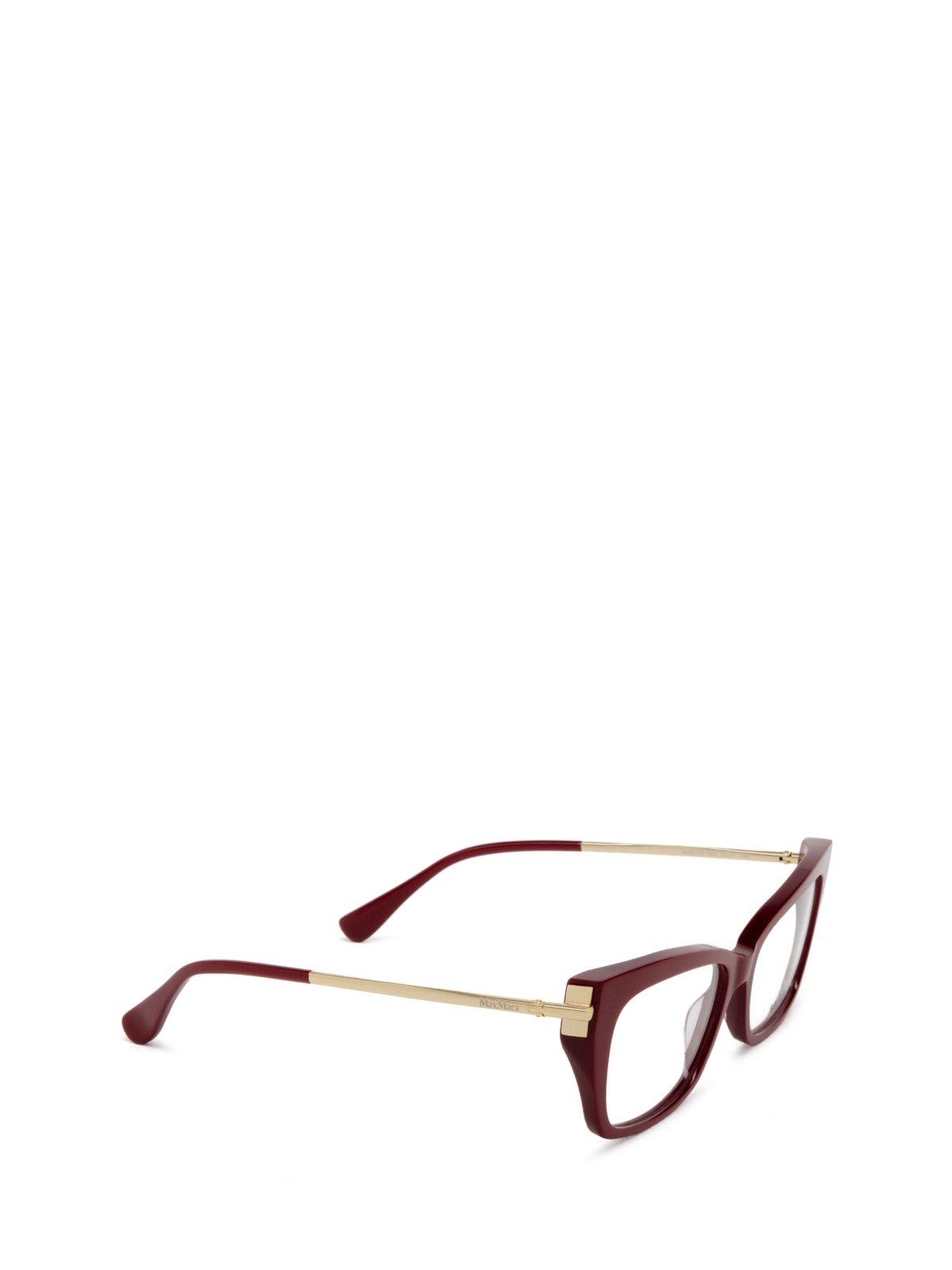 Shop Max Mara Cat-eye Glasses In 066