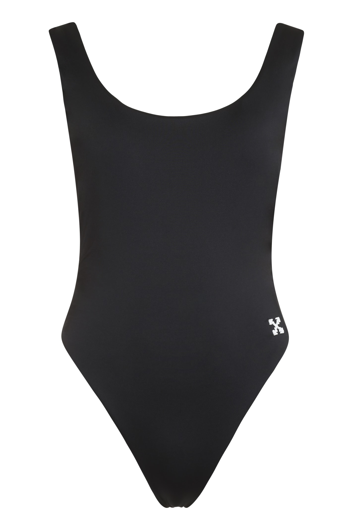 Off-White One-piece Swimsuit With Logo