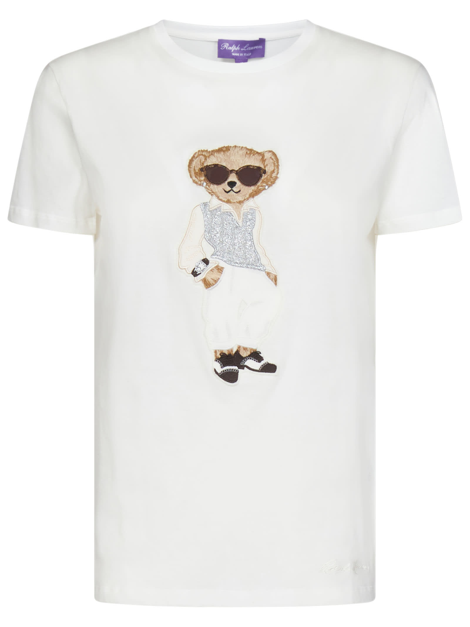 Polo Ralph Lauren teddy bear T-shirt in white
