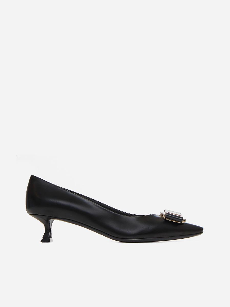 Vara Leather Pumps