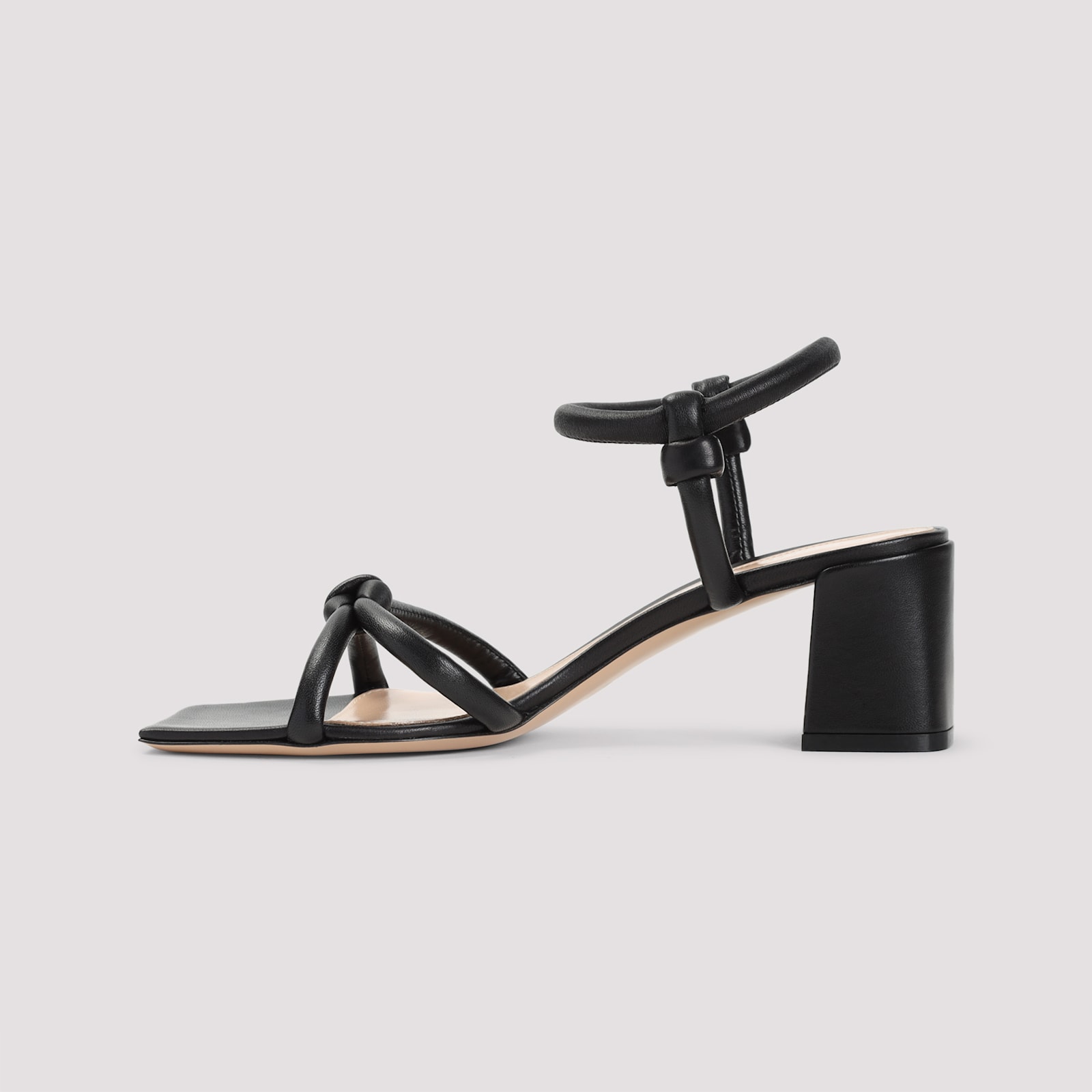 GIANVITO ROSSI NAPPA LEATHER SANDALS