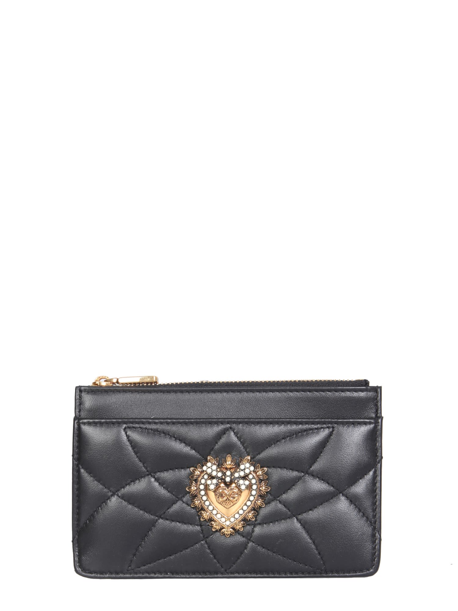 Dolce & Gabbana Devotion Leather Card Holder