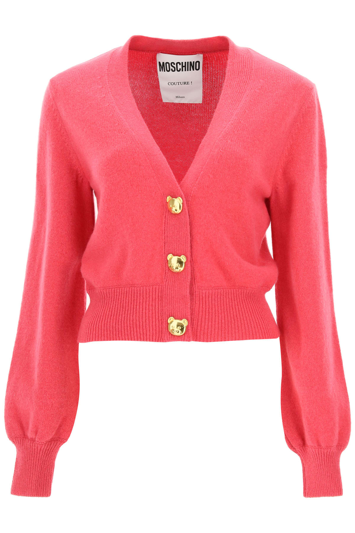 Moschino Cardigan With Teddy Bear Buttons