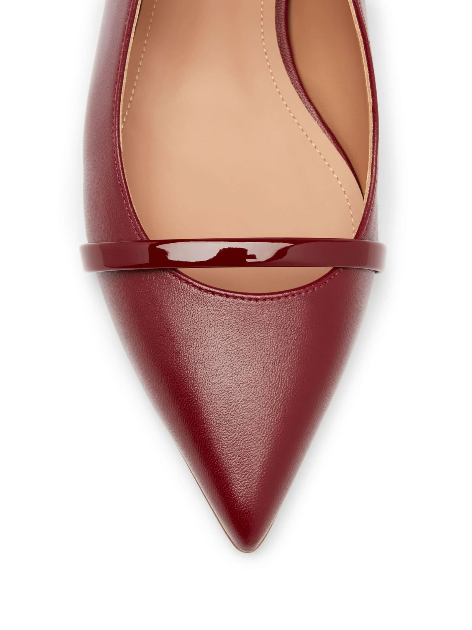 Shop Malone Souliers Maureen Bassa Nappa In Rosewood