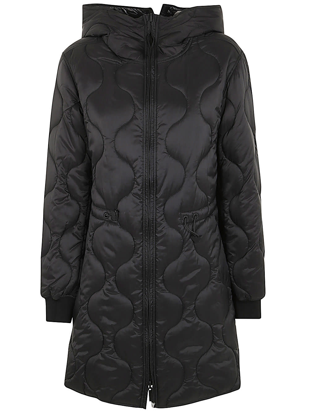 Shop Emporio Armani Coat In Black