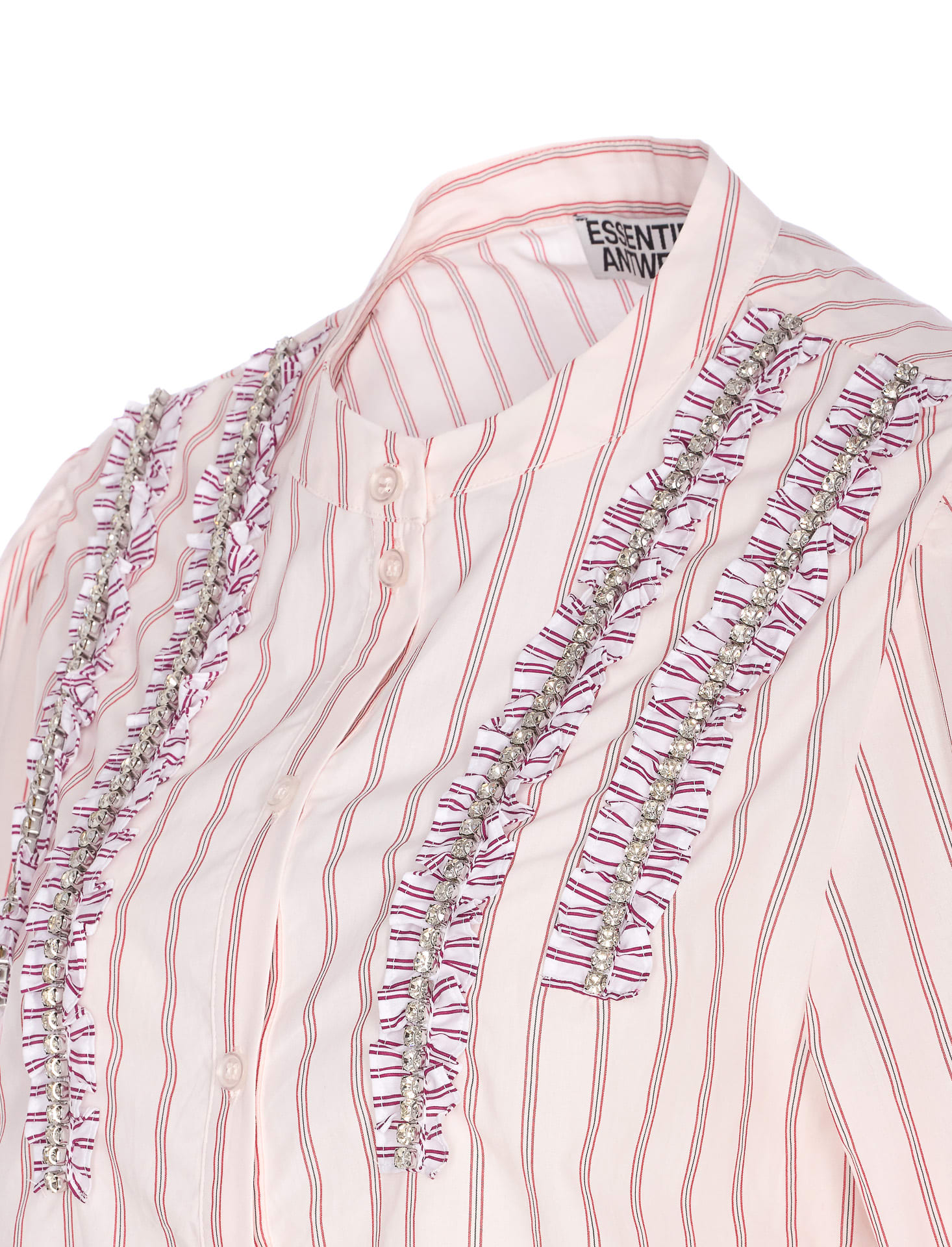 Essentiel Antwerp Ifrill Rhinestone Shirt In Pink
