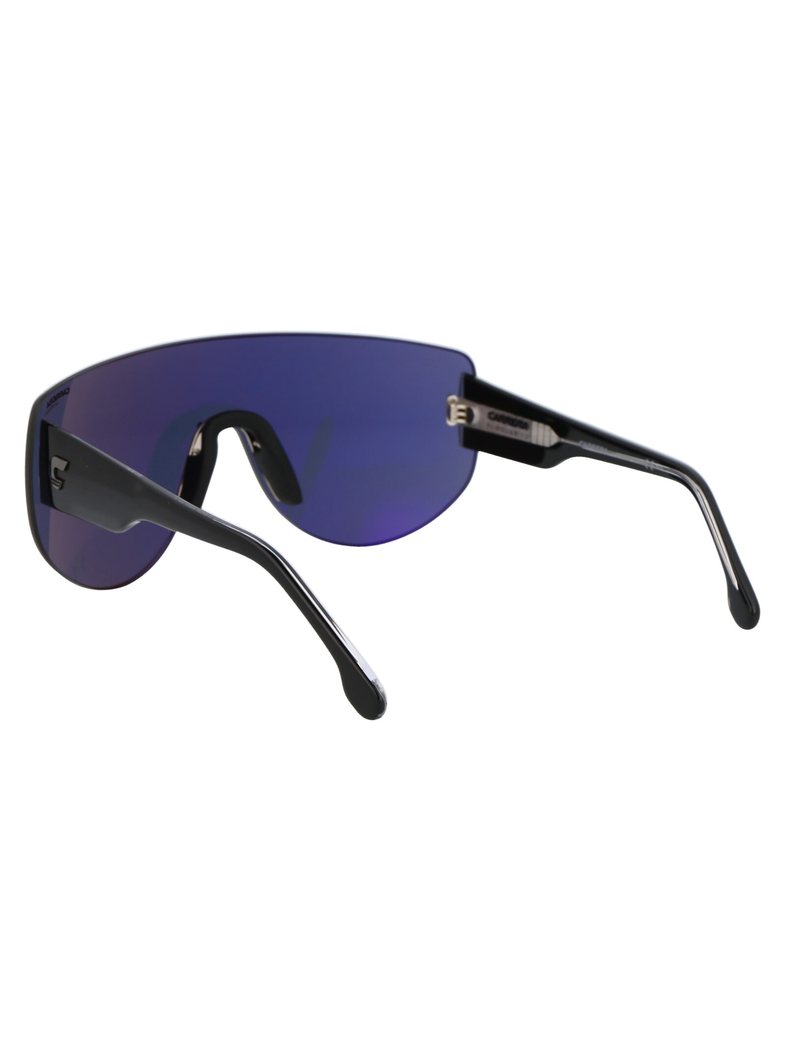 Shop Carrera Flaglab 12 Sunglasses In 8072k Black