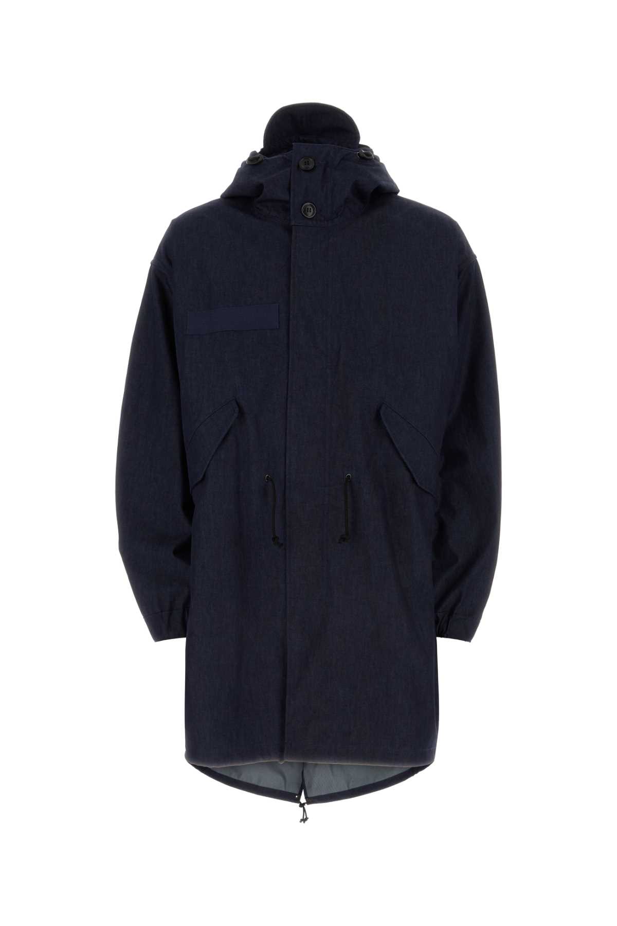 Shop Junya Watanabe Dark Blue Cotton  X C.p. Company Jacket In Indigo