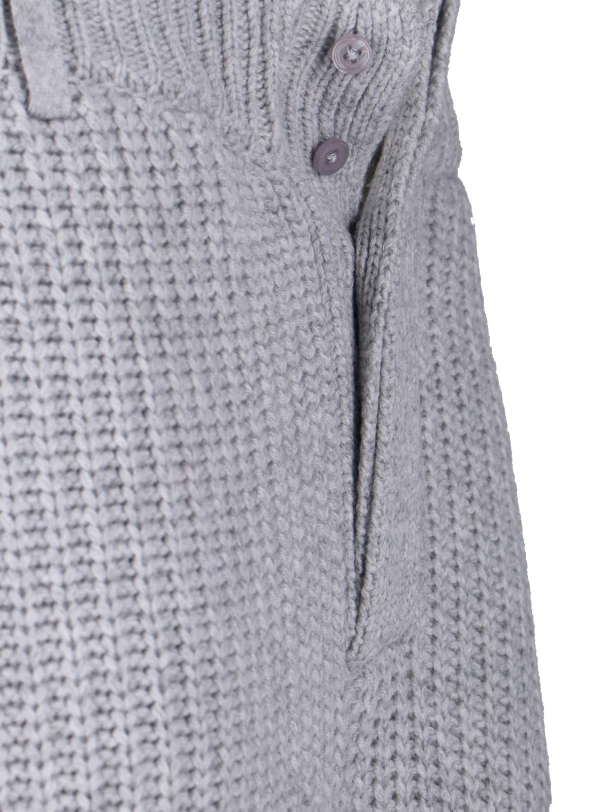 Aya Muse Knitting Trousers In Gray