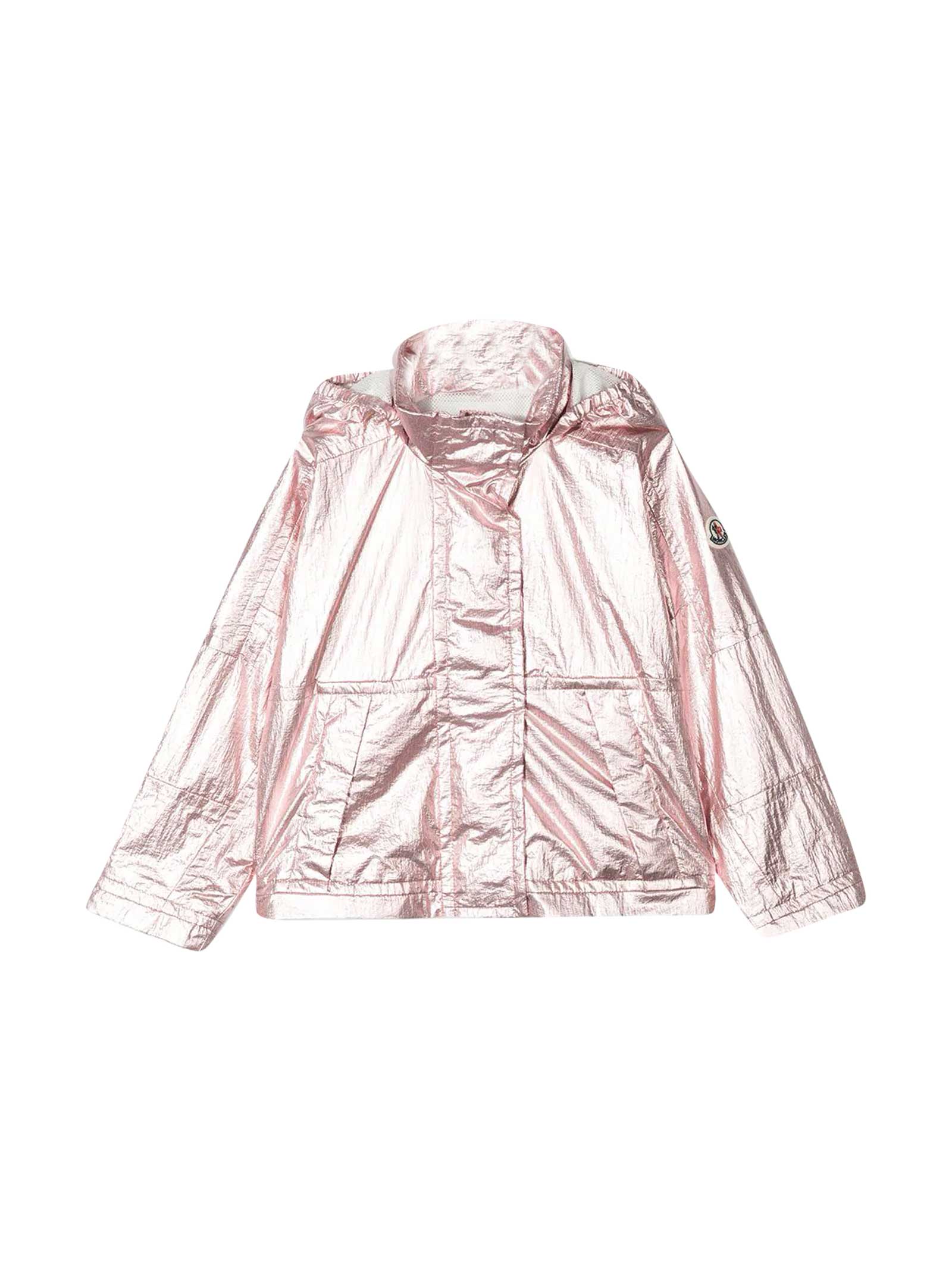 Moncler Metallic Pink Lightweight Jacket