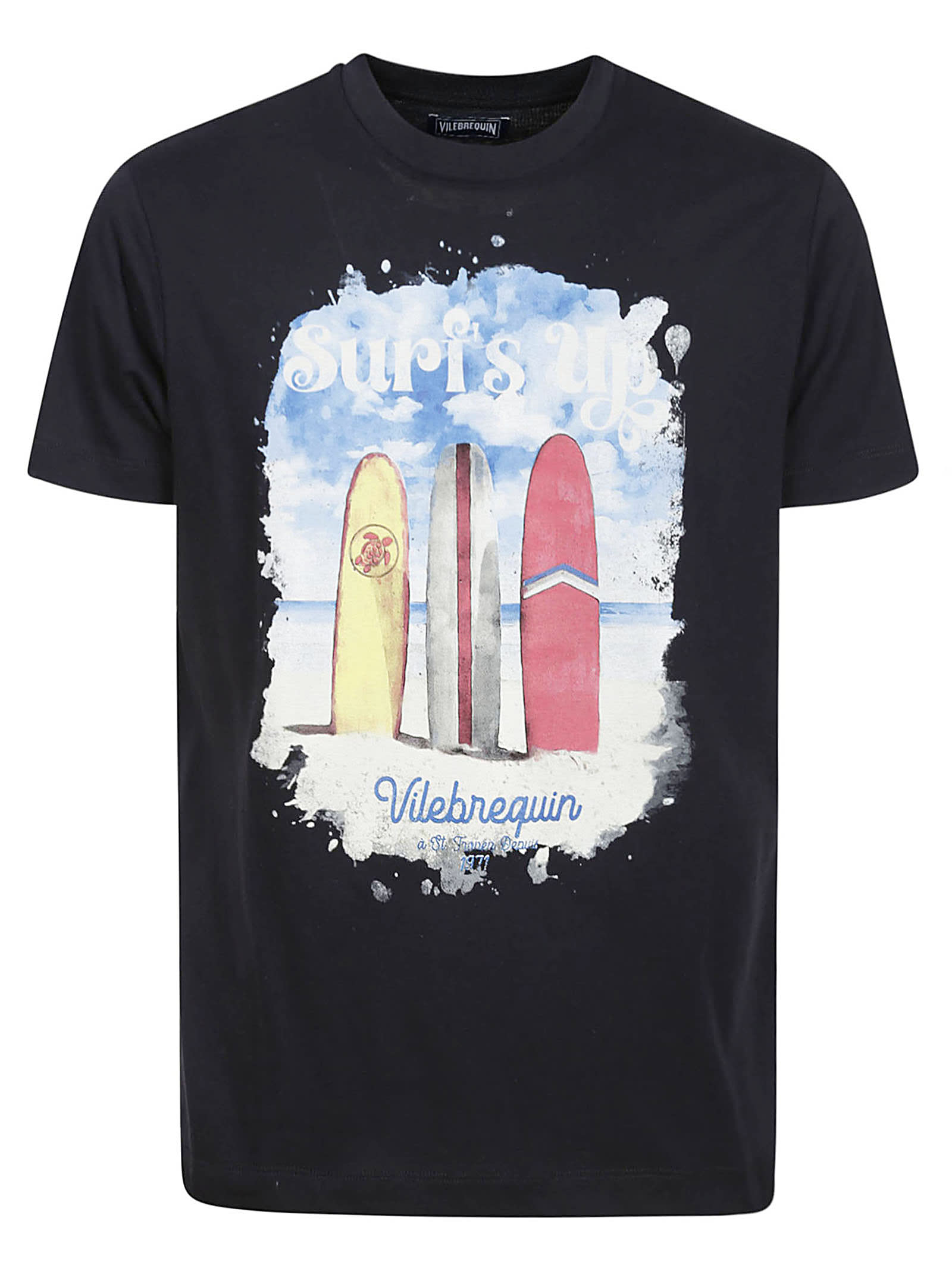 Shop Vilebrequin T-shirt In Dark Blue