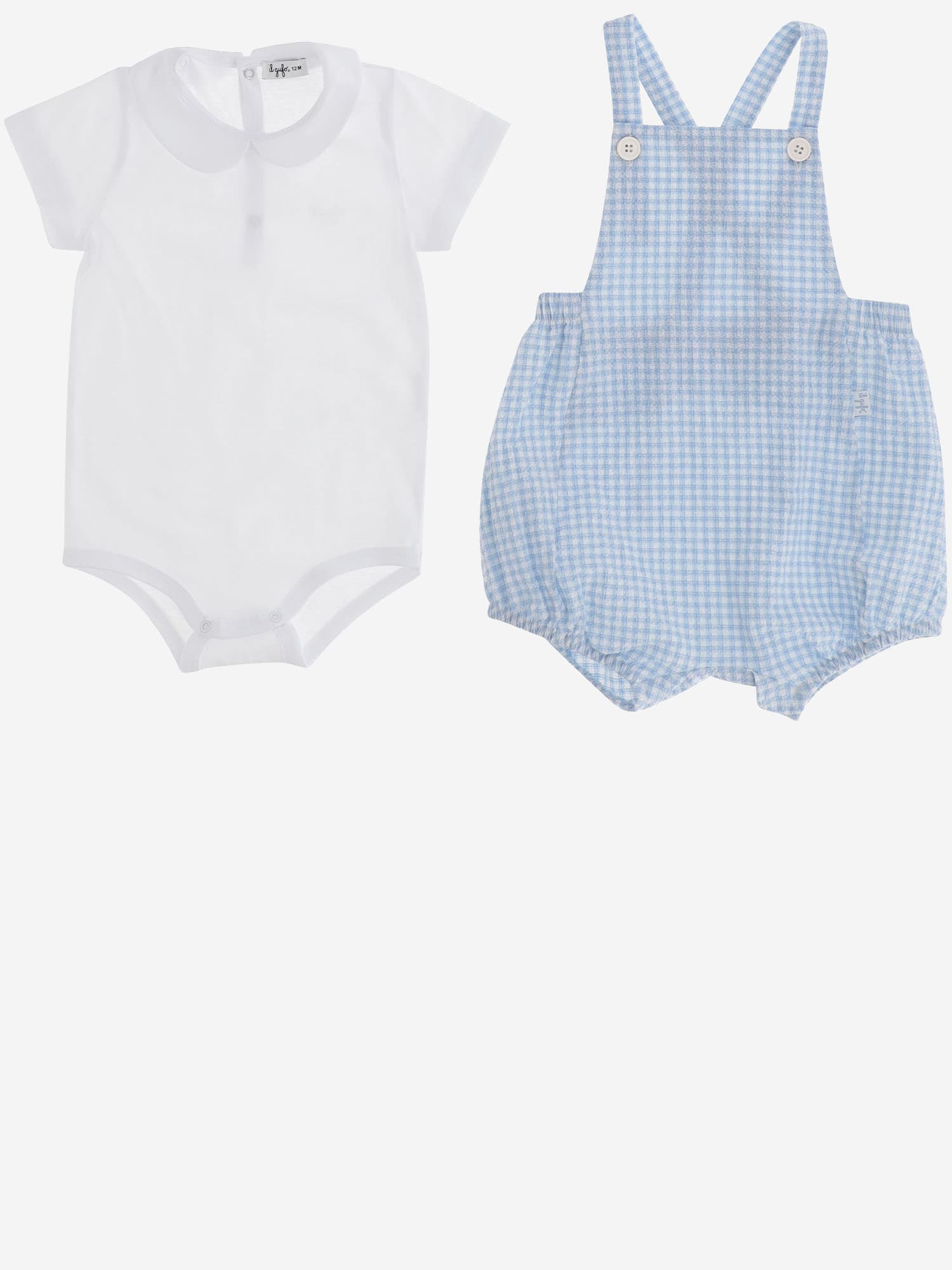 Il Gufo Kids' Jumpsuit And Bodysuit Set
