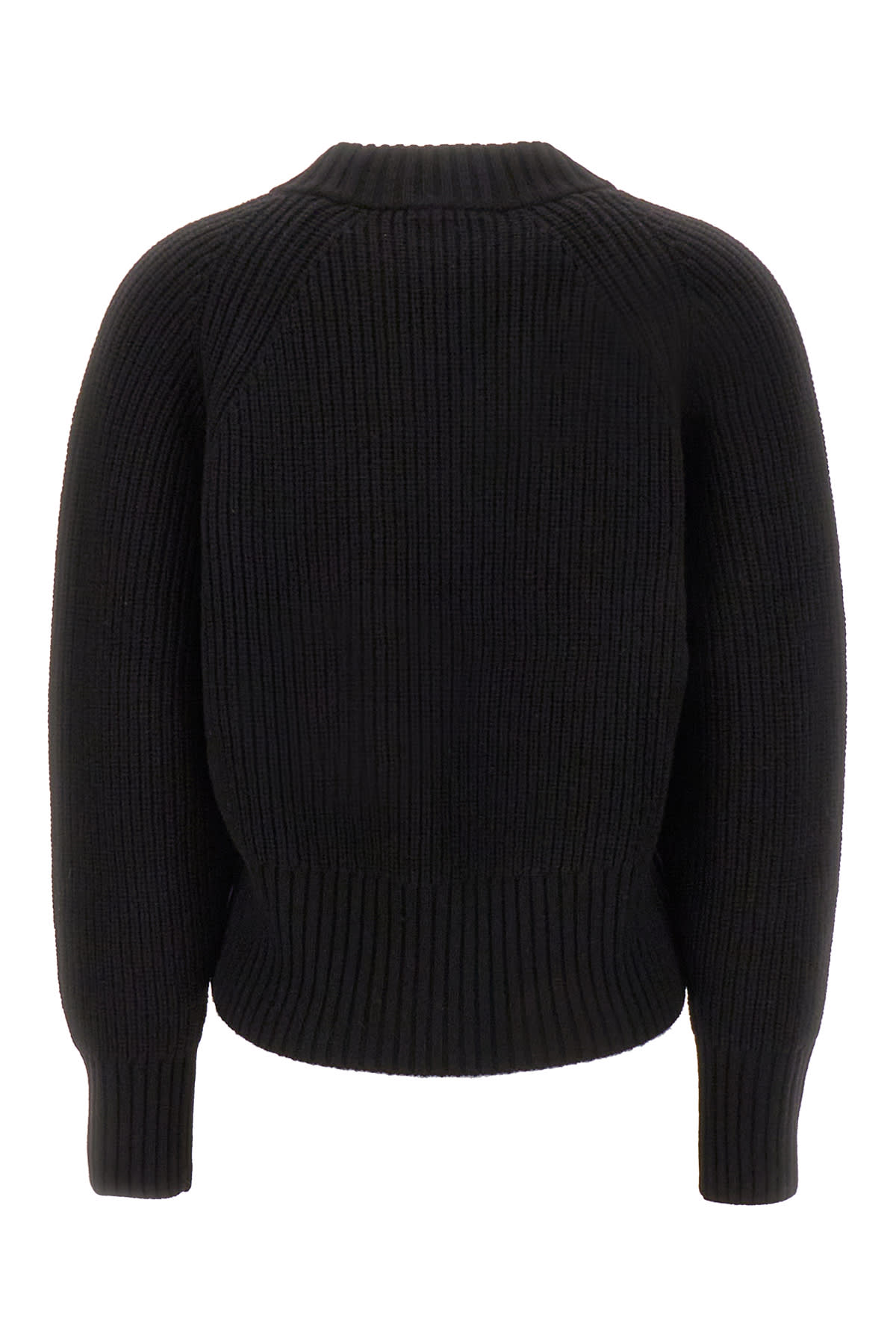 Michael Kors Black Wool Blend Sweater In Black