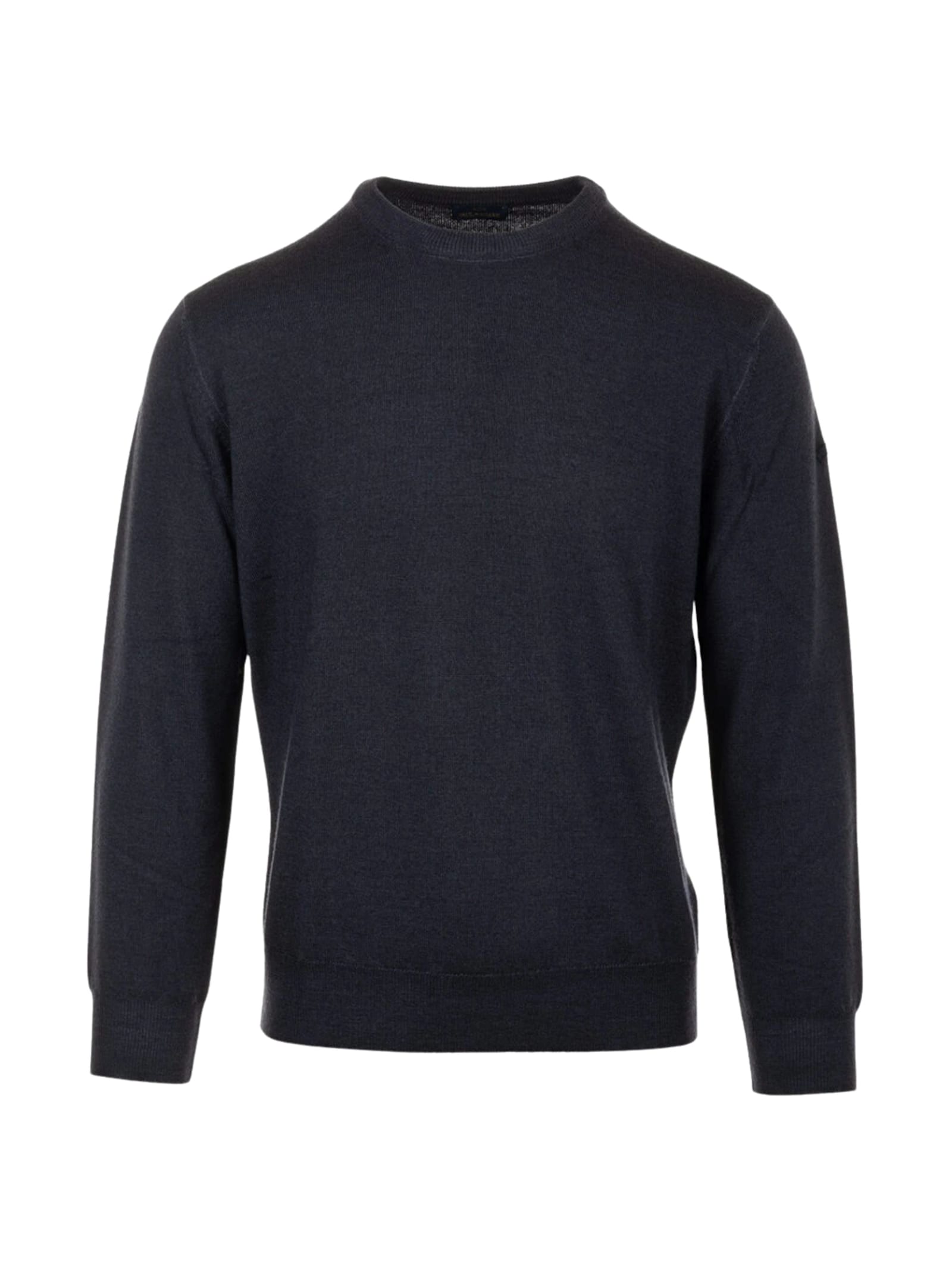 Paul&shark Merino Wool Crewneck In Blue