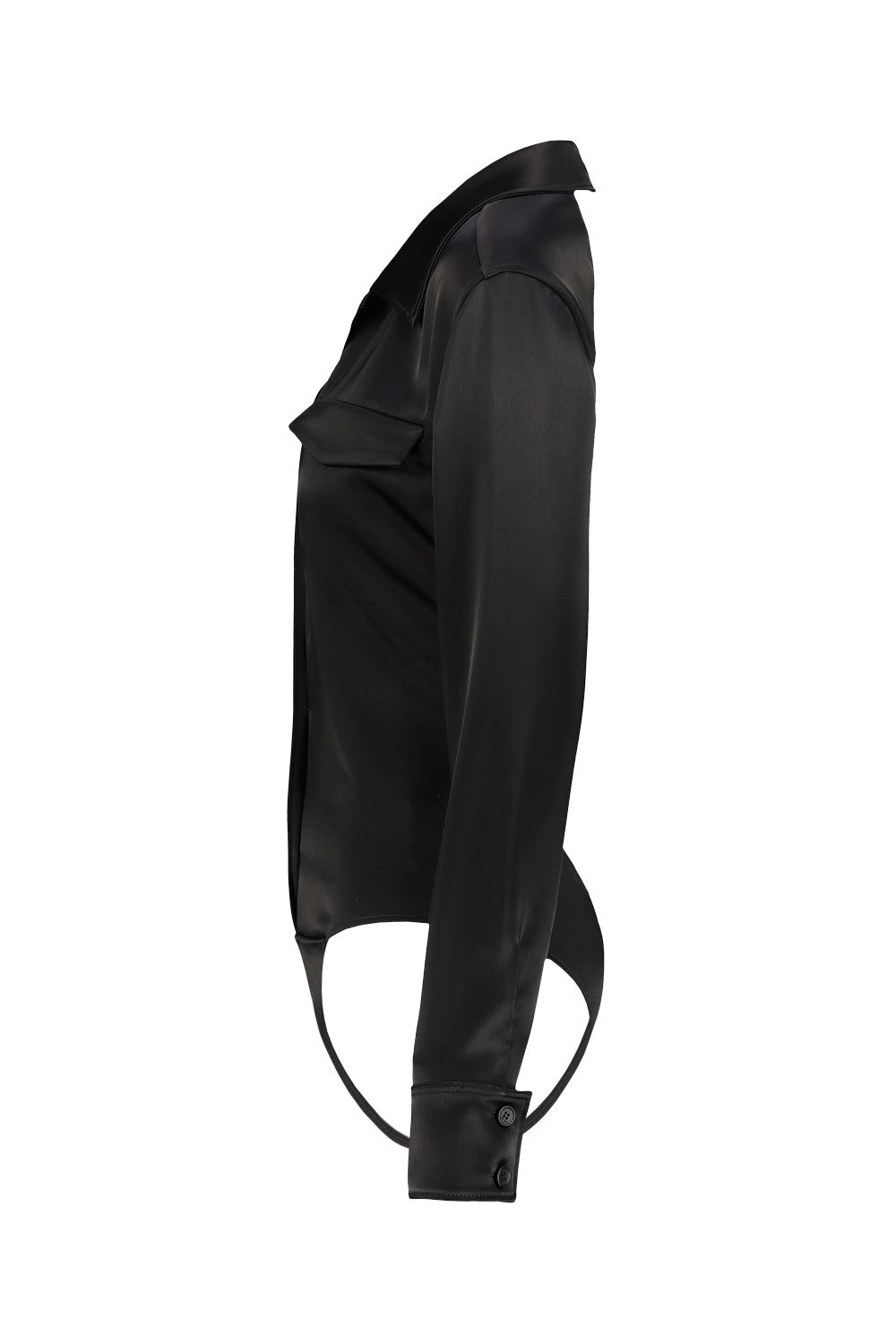 Shop Courrèges Backless Shirt Bodysuit