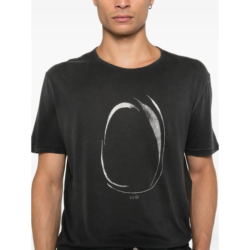 Ann Demeulemeester T-shirt In Gray