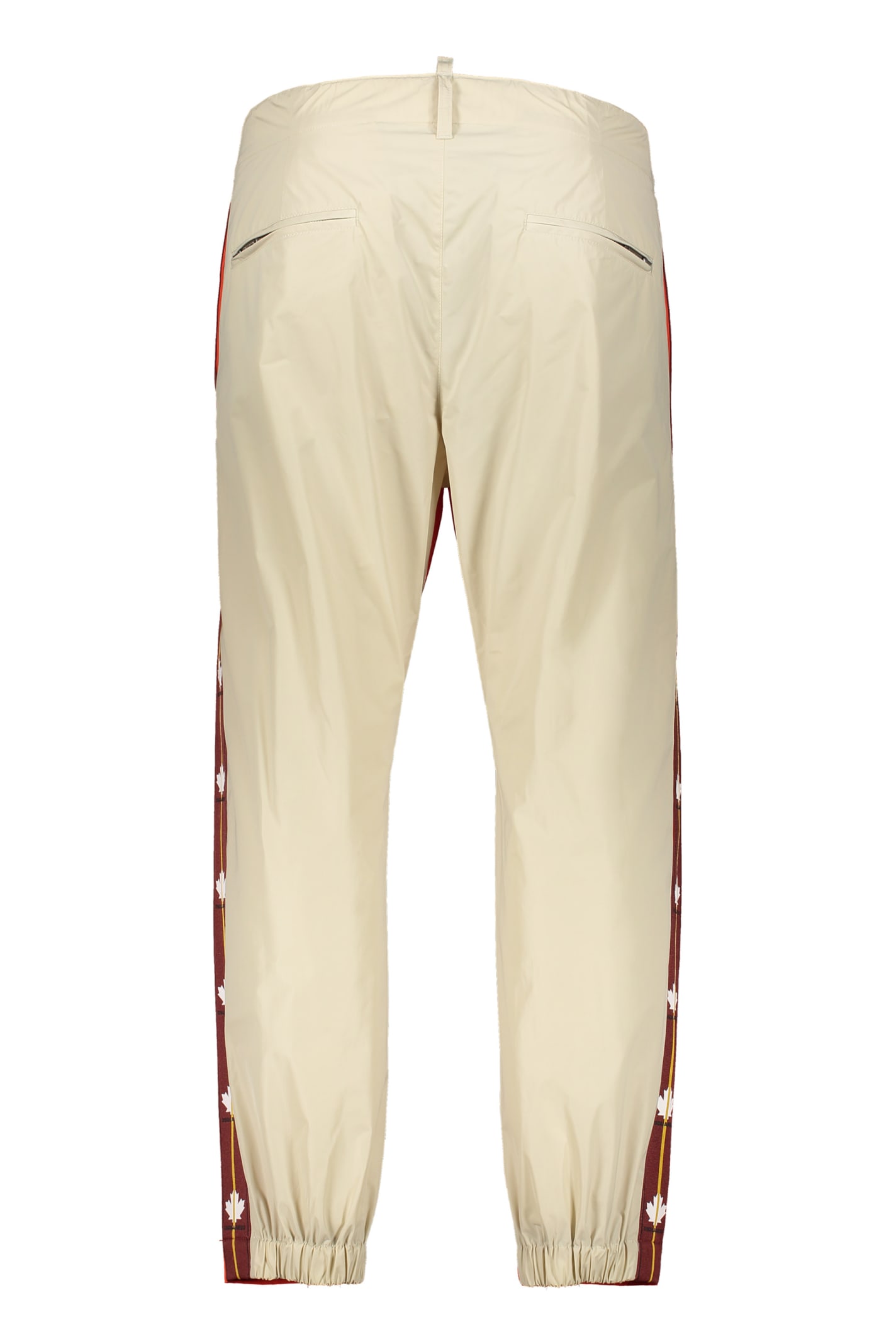 Shop Dsquared2 Track-pants With Contrasting Side Stripes In Orange
