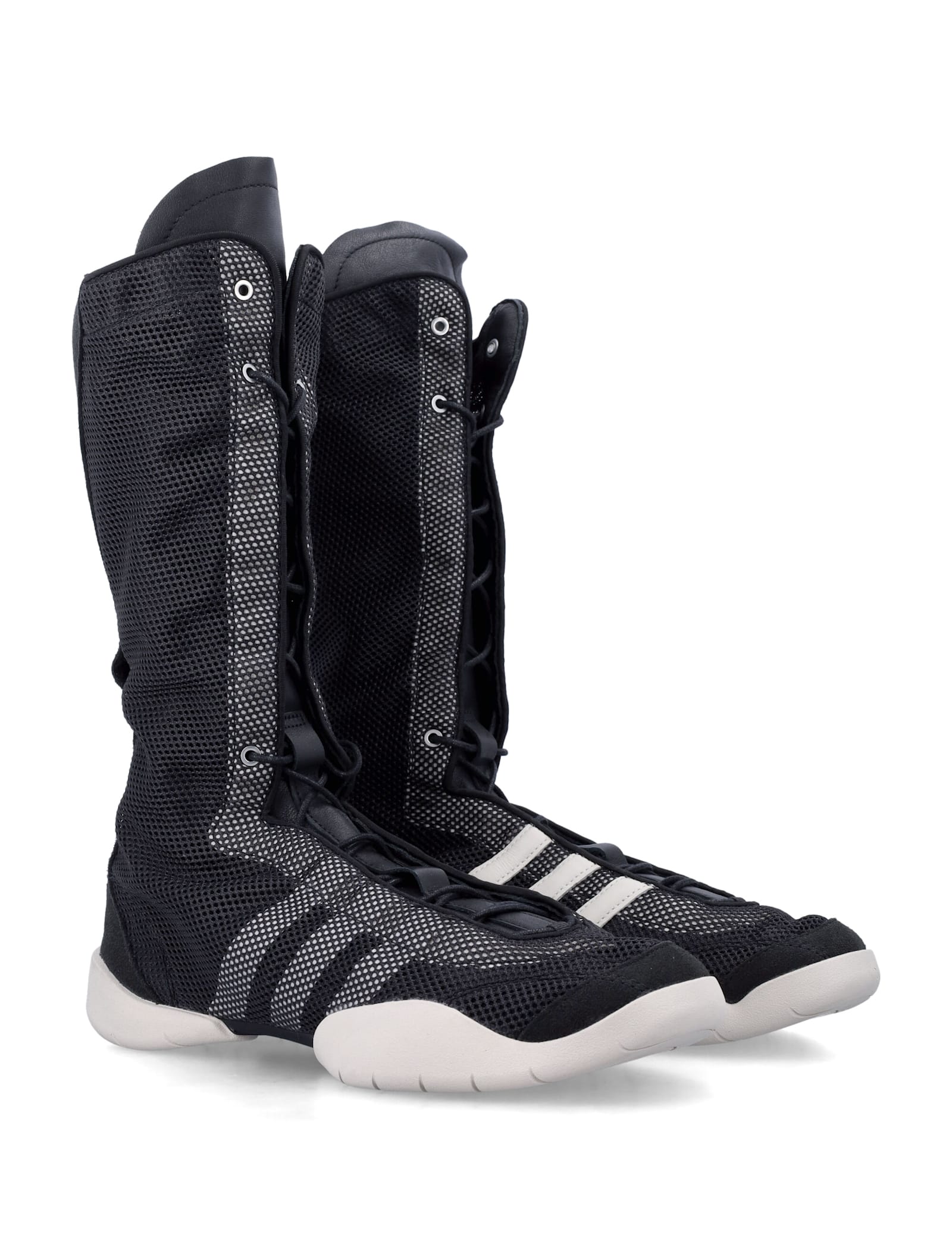 Y-3 Black Regu Sneakers In Black