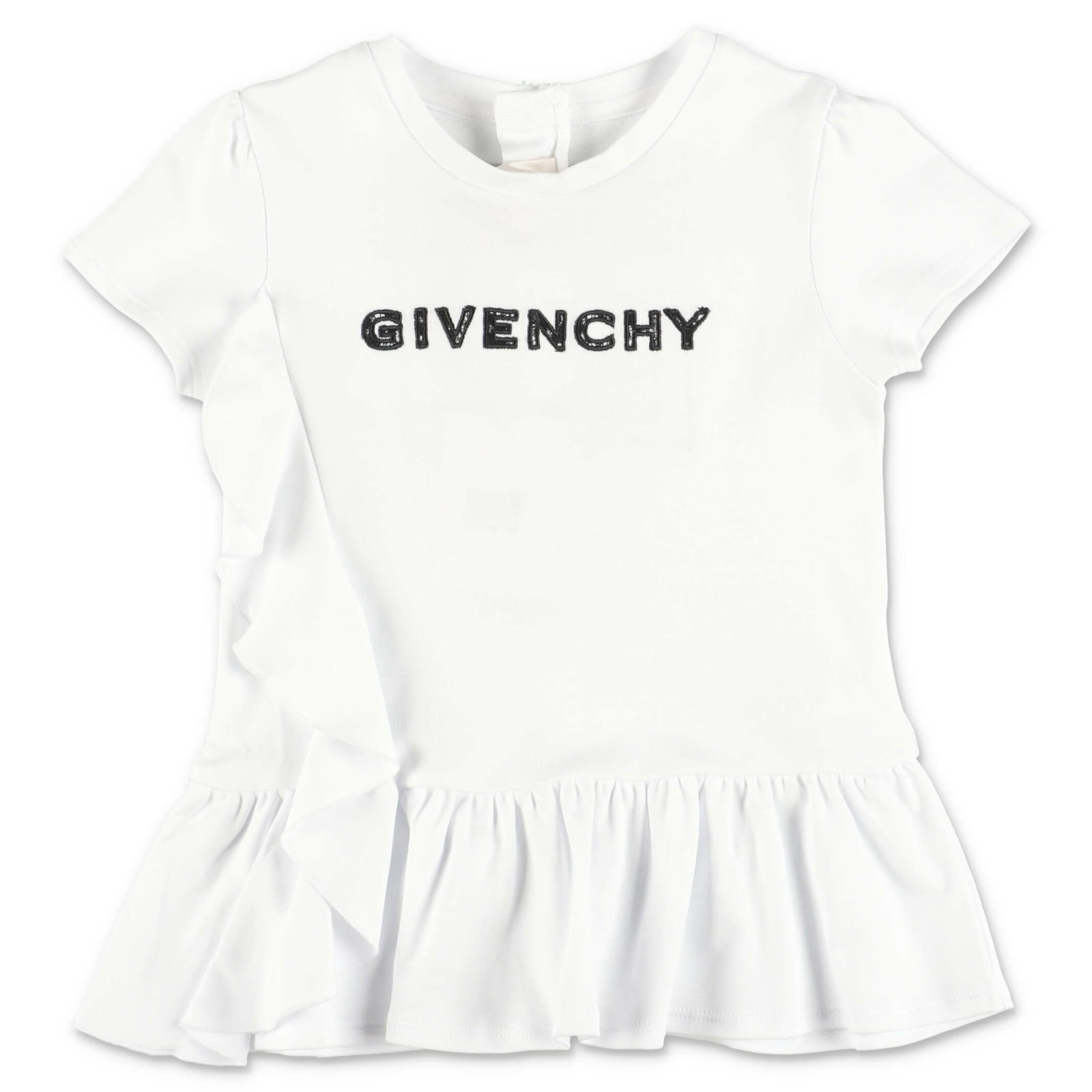 Givenchy Abito Bianco In Jersey Di Cotone