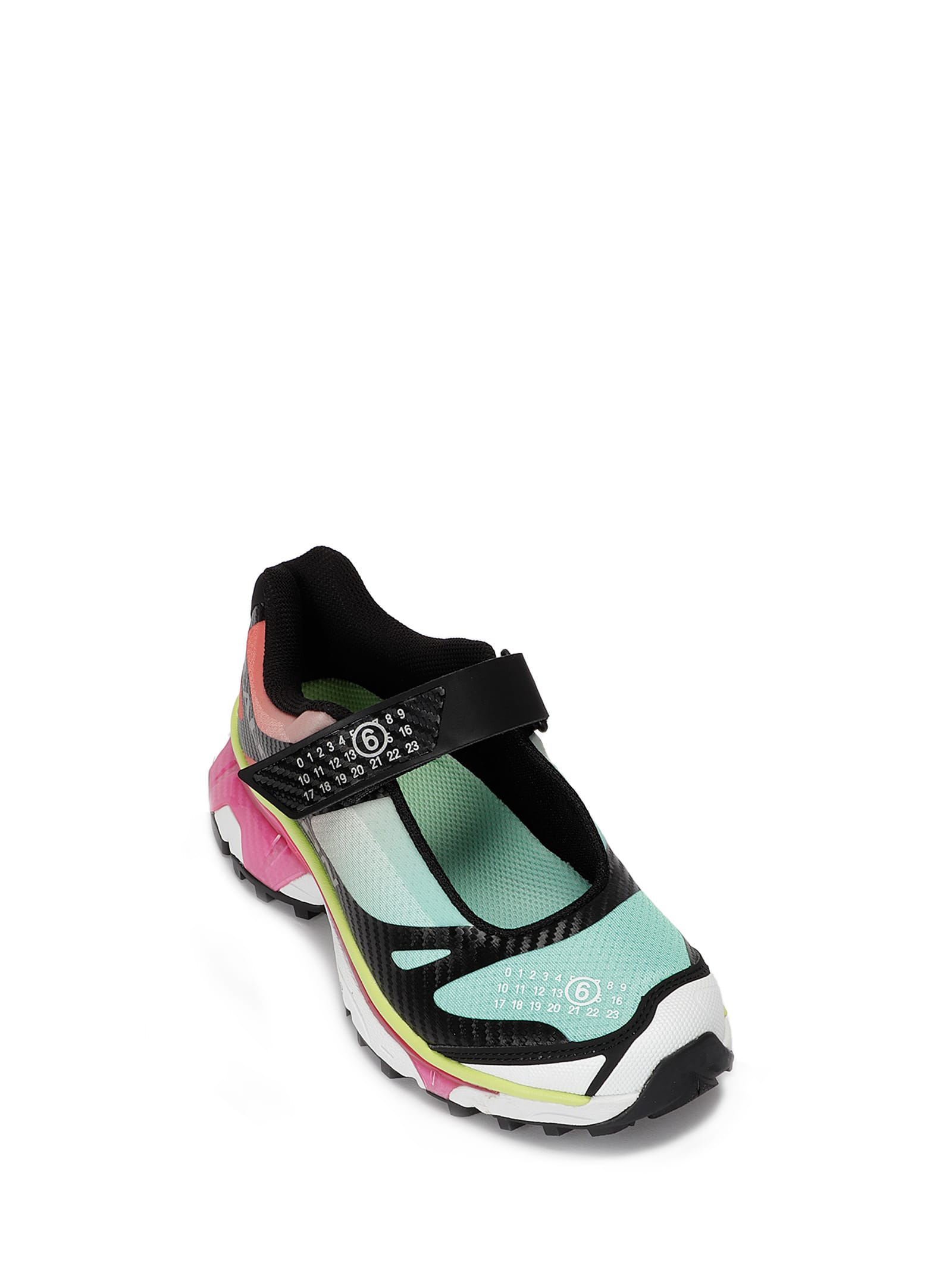 Shop Mm6 Maison Margiela Xt-mary J  / Salomon In Ginger/electric Green/knockout Green