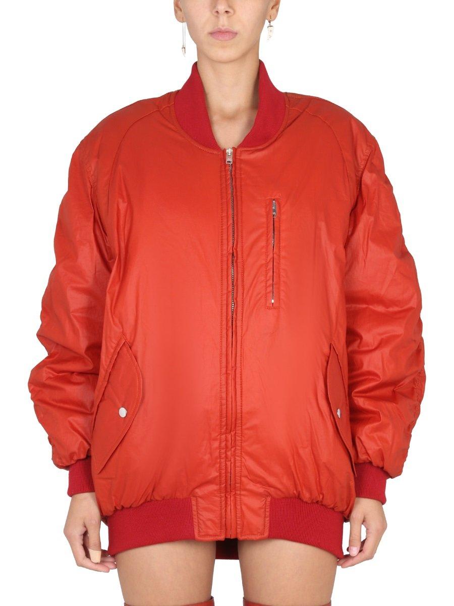 Shop Isabel Marant Zip-up Bomber Jacket In Orange