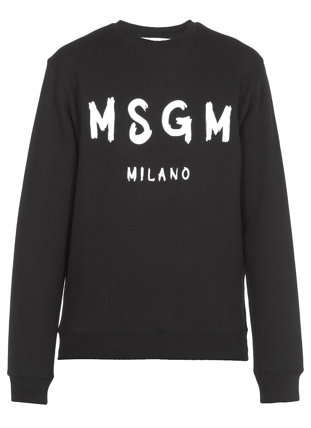 MSGM Sweatshirt With Brush Stroked Logo