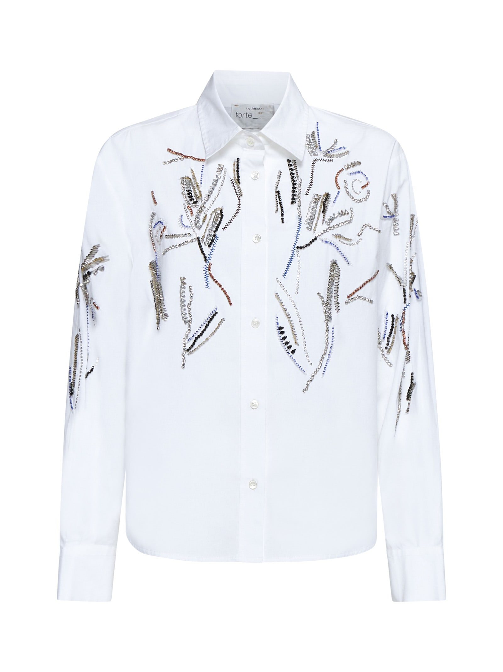 Shop Forte Forte Shirt In White