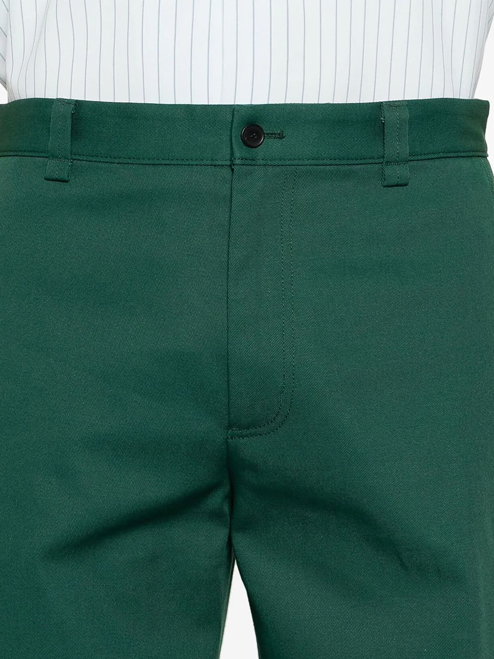 Shop Lanvin Trousers Green