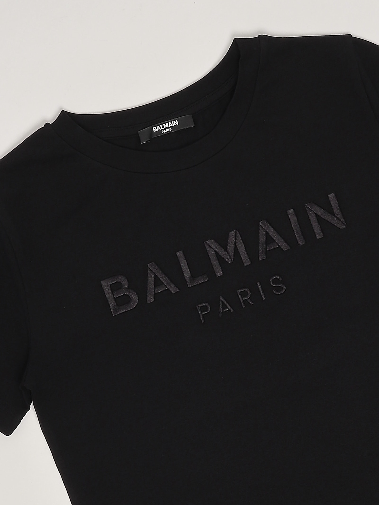 Shop Balmain T-shirt T-shirt In Nero