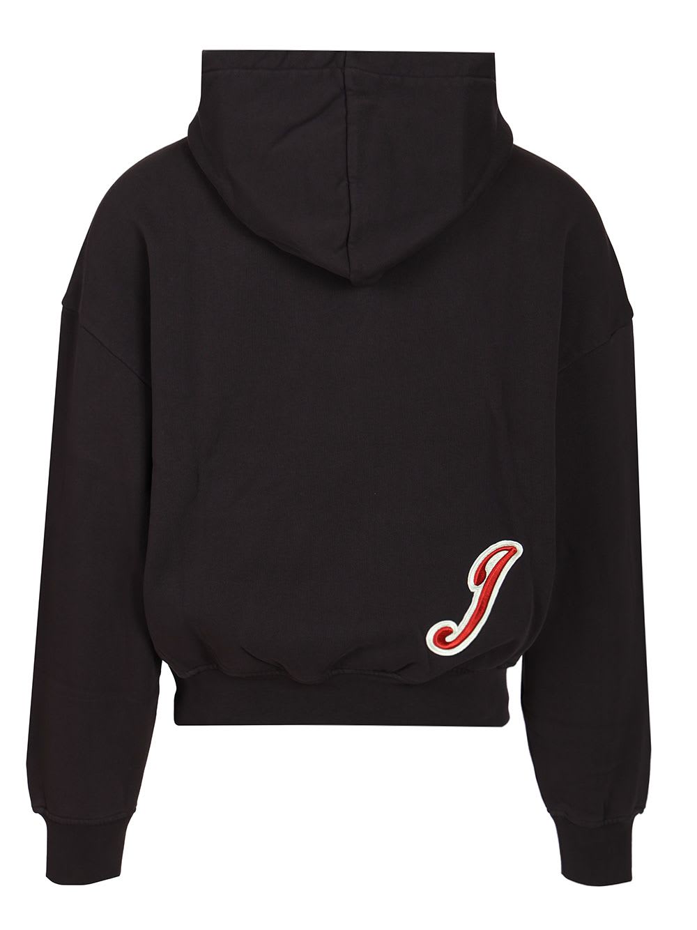 Jacquemus Cotton Sweatshirt With Logo In White