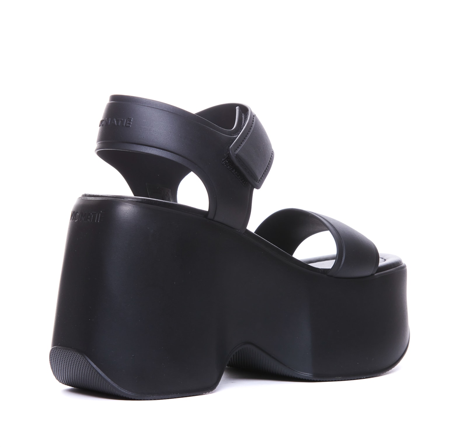 Shop Vic Matie Rubby Platform Sandals In Black