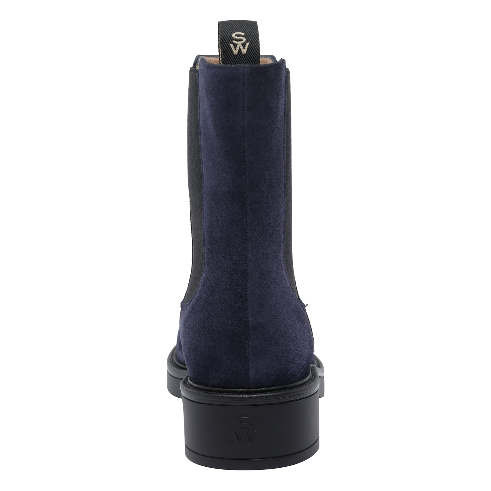 Stuart Weitzman Suede Ankle Boots Featuring Block Heel In Blue