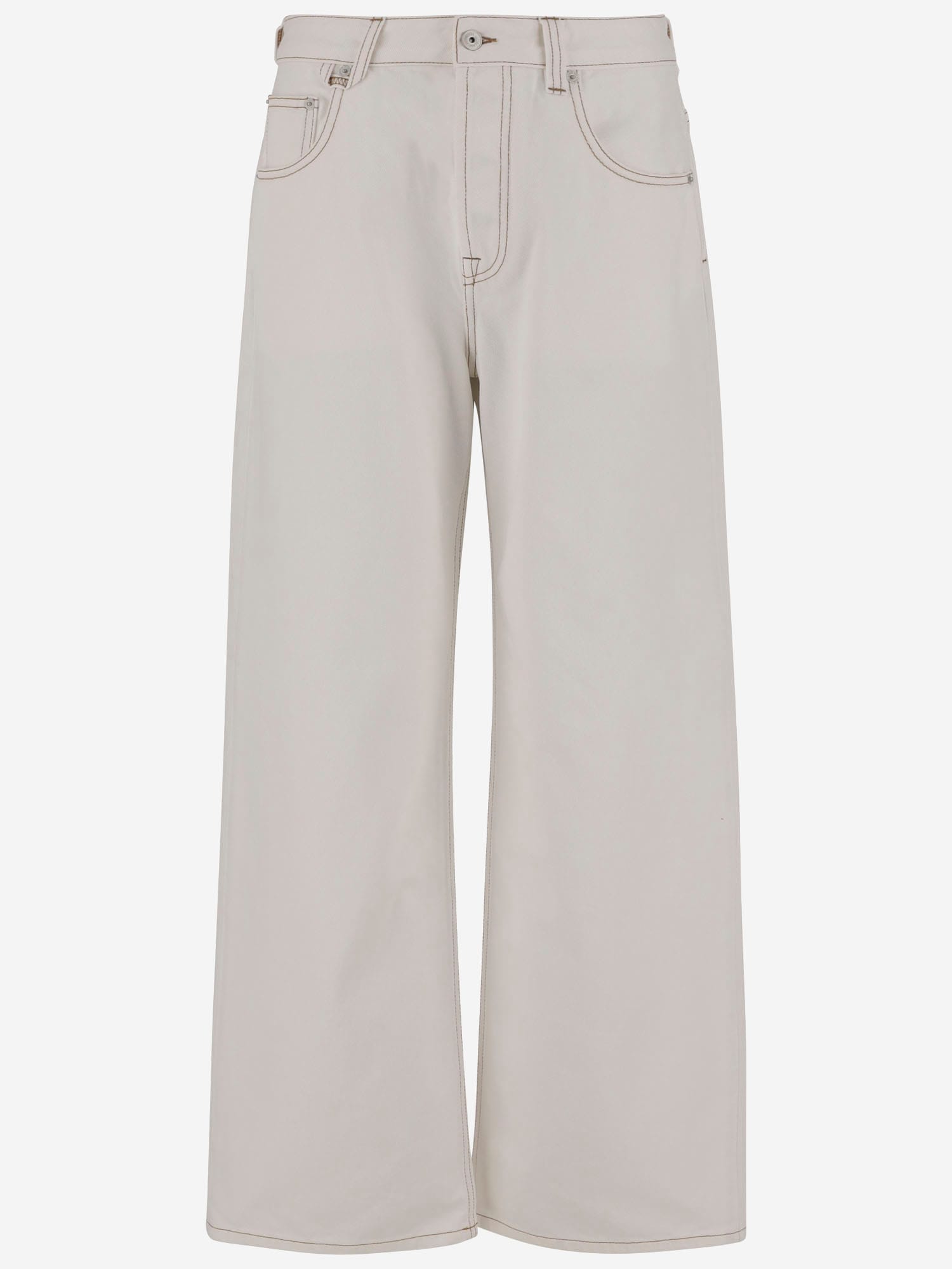 Jacquemus Cotton Denim Jeans In White