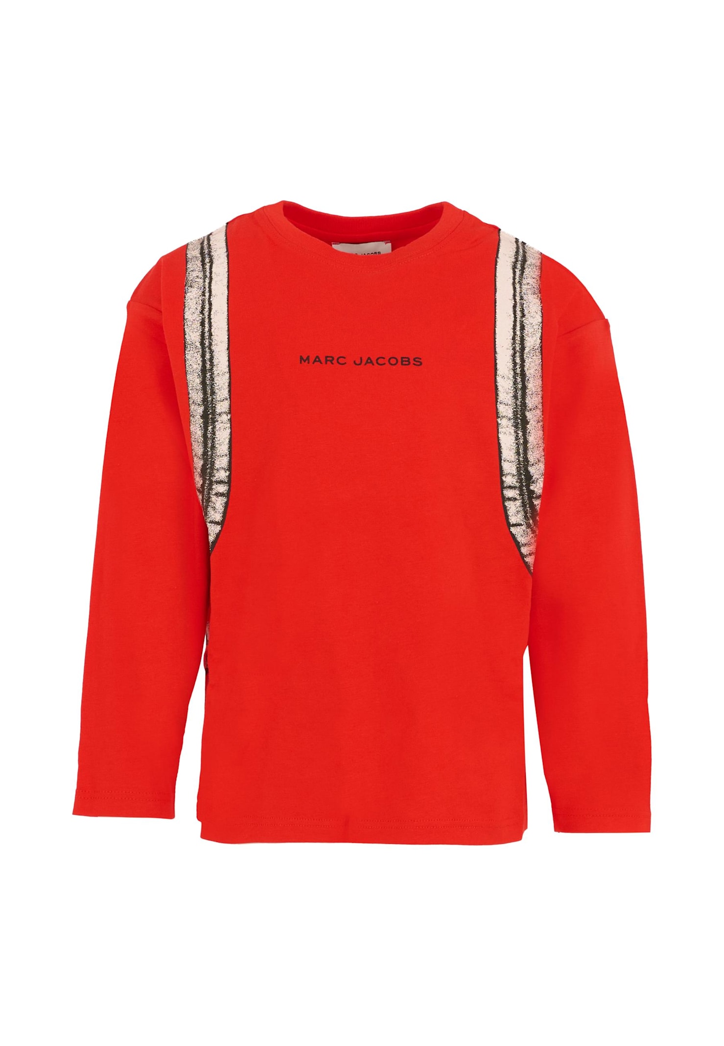 Marc Jacobs Red T-shirt For Boy With Logo In Red