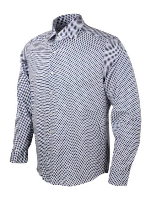 Sonrisa Camisa - Blanco In Bianco - Blu