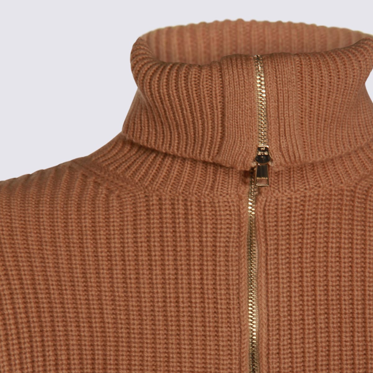 Max Mara Brown Wool Nadar Knitwear In Brown